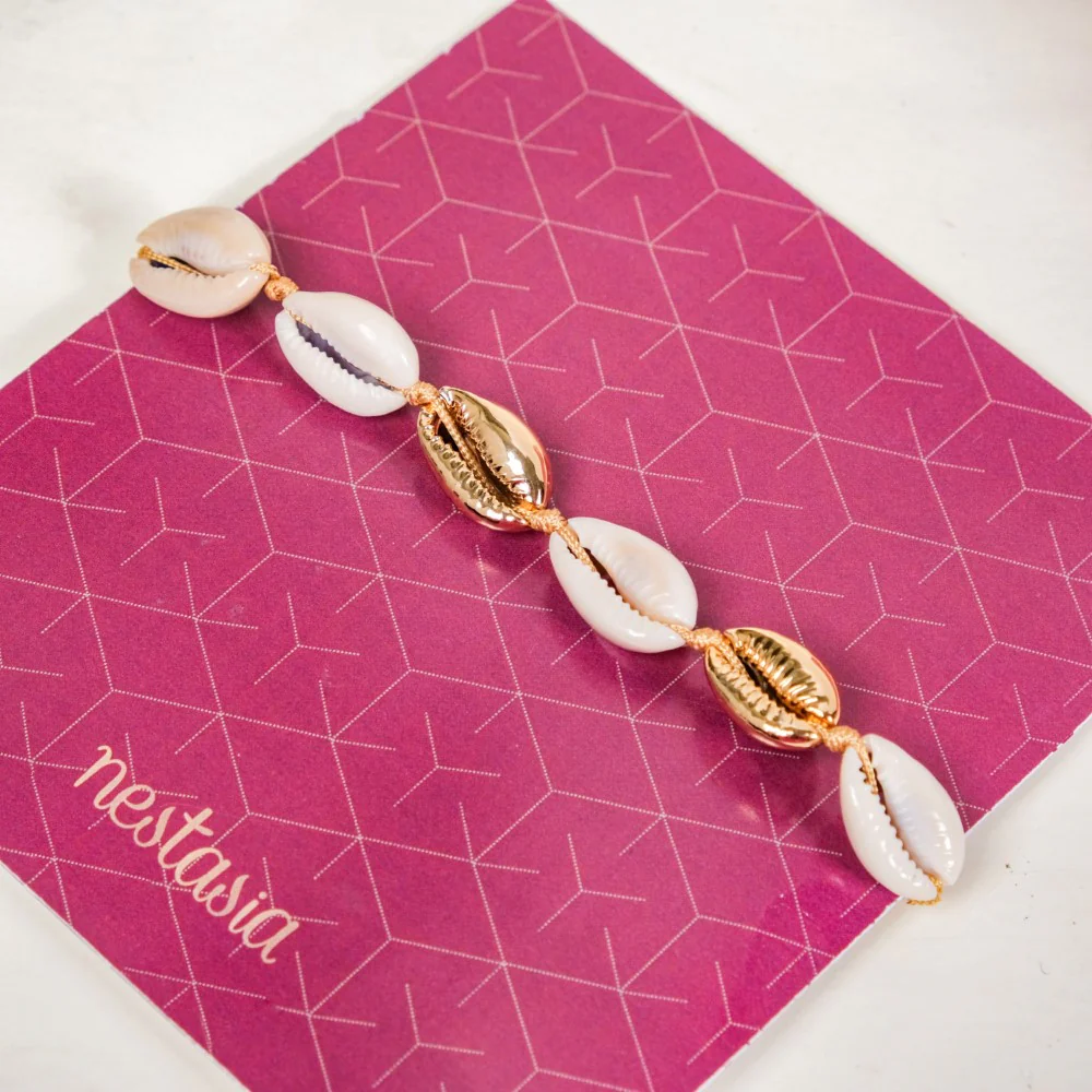 Cowrie Shell Coastal Chic Bracelet - Image 4