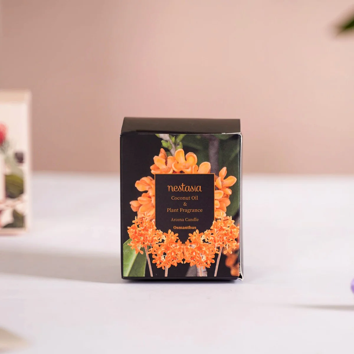 Cream Color Glass Candle - Image 11