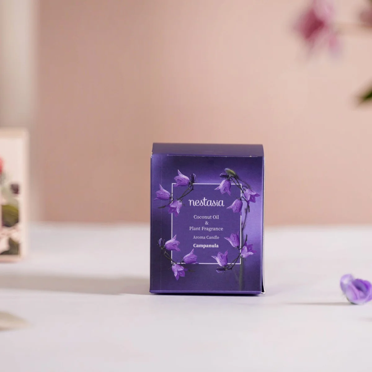 Cream Color Glass Candle - Image 12