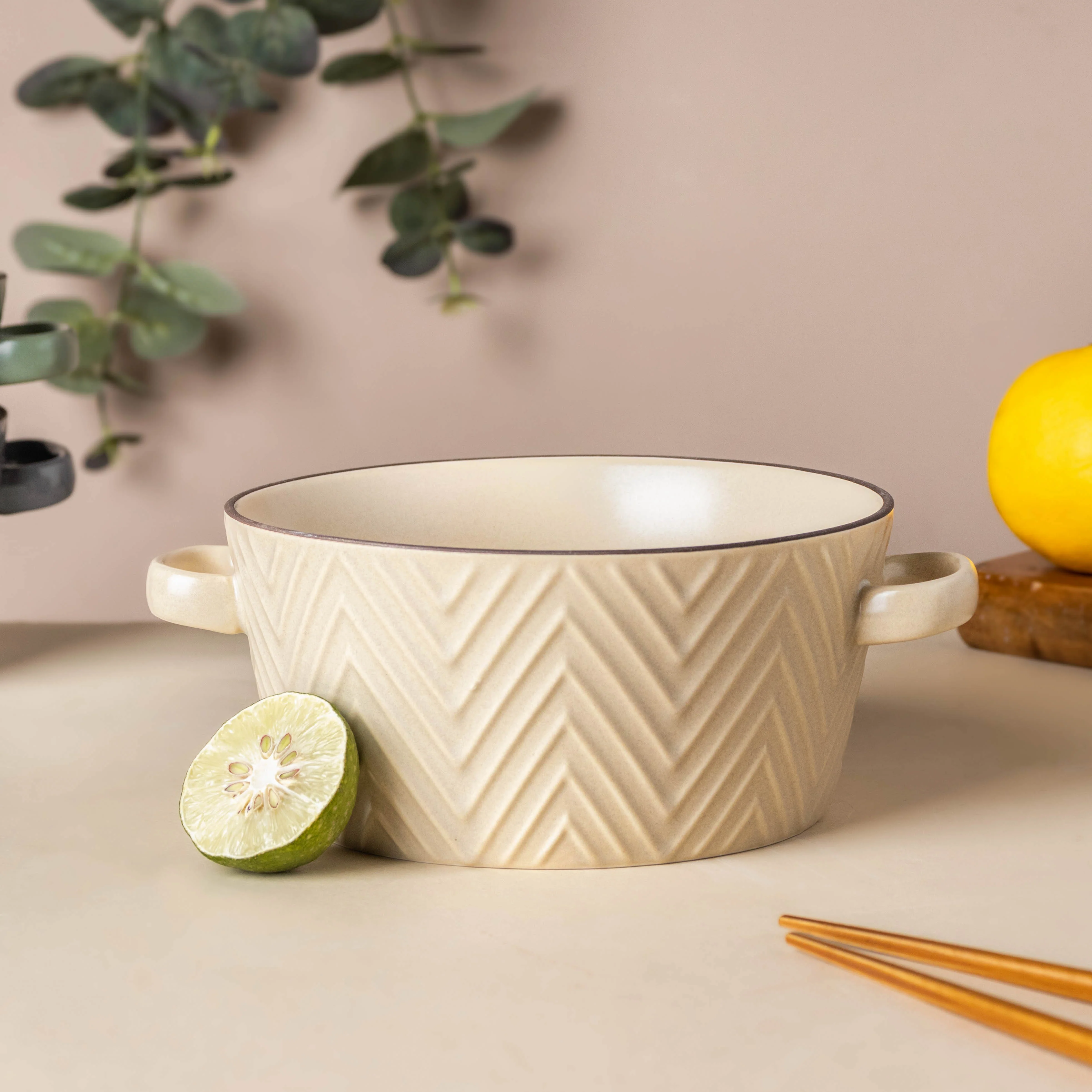 Crème De La Crème Textured Noodle Bowl - Image 5