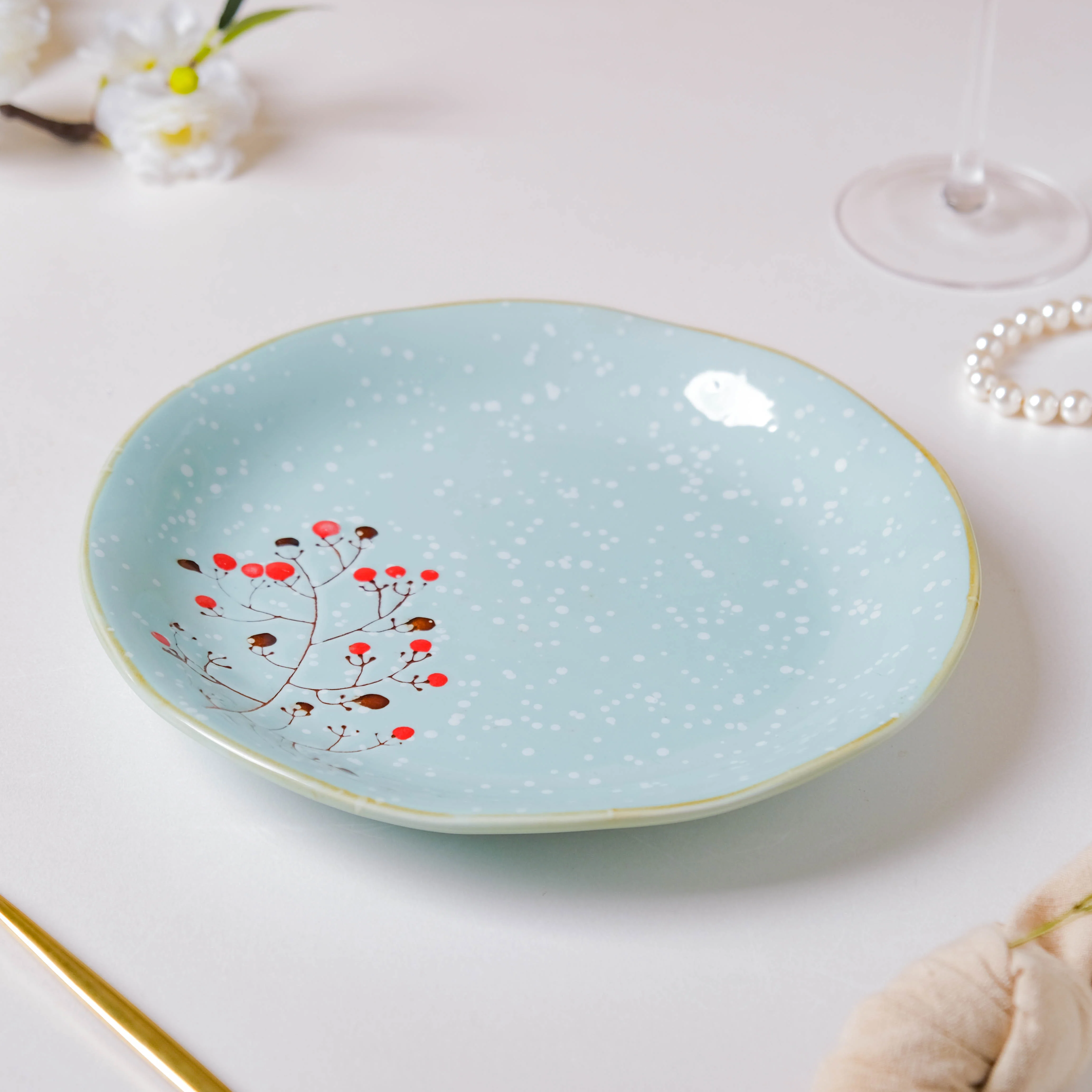 Cherry Gloss Dinner Plate 9 Inch - Image 4