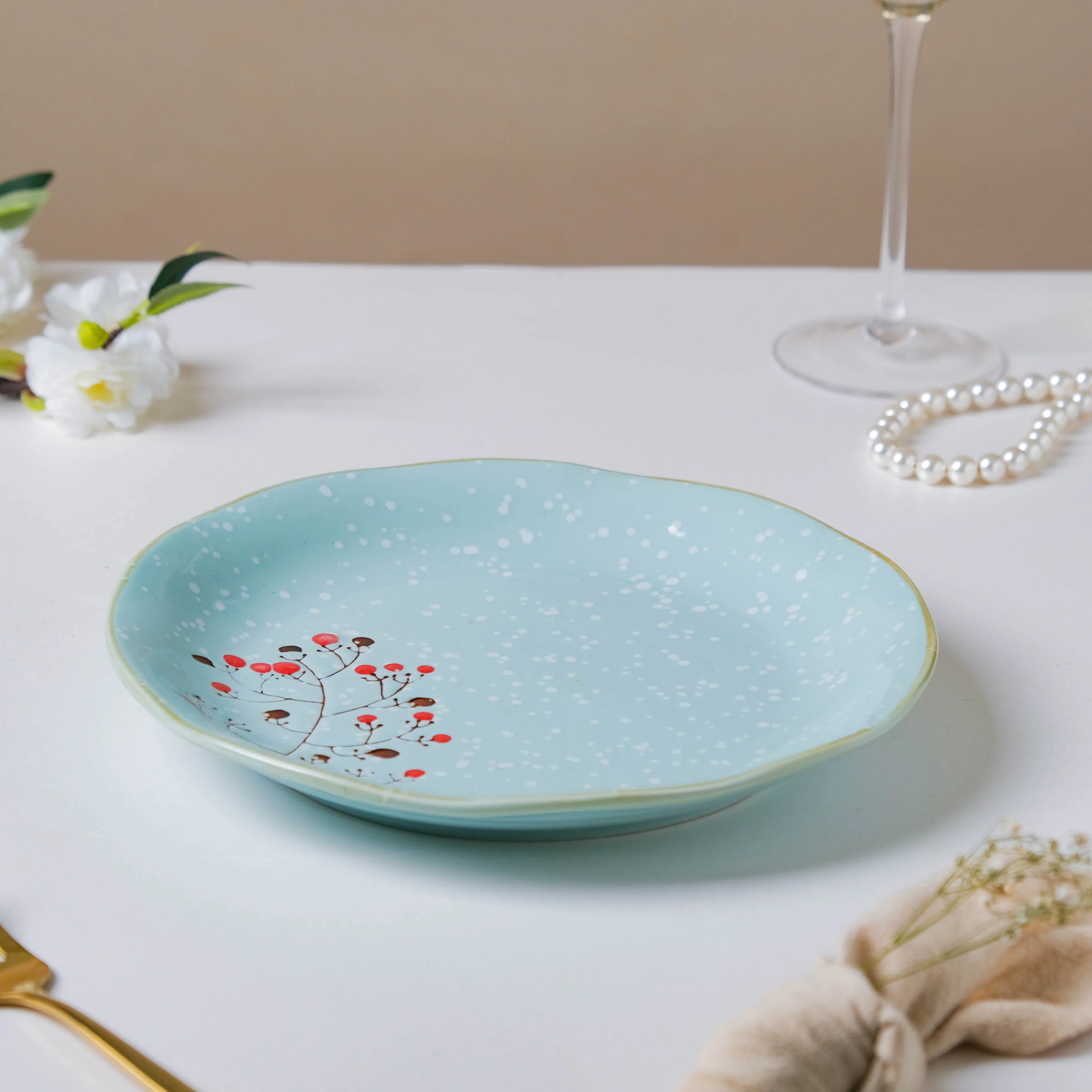 Cherry Gloss Dinner Plate 9 Inch - Image 5