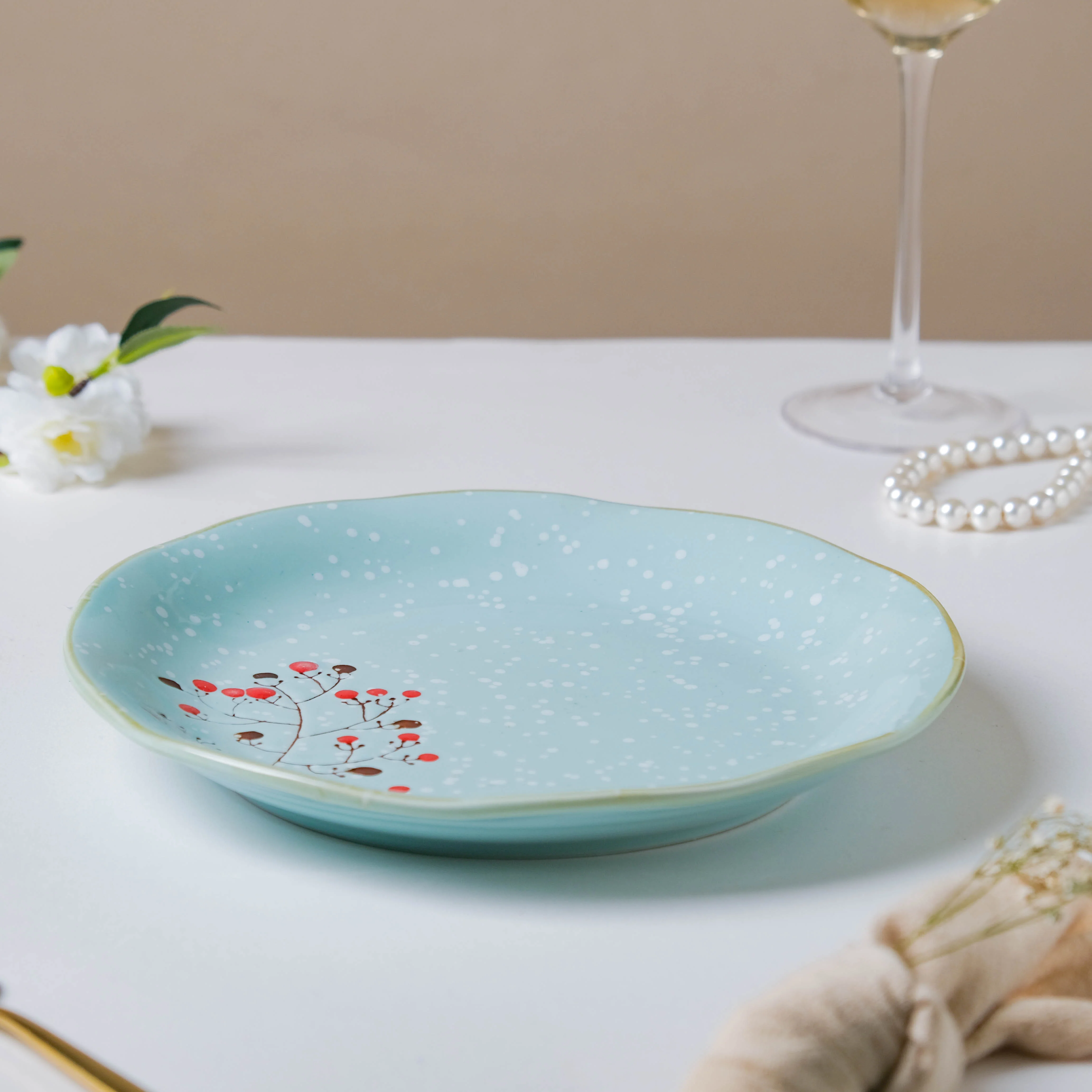 Cherry Gloss Dinner Plate 9 Inch - Image 8