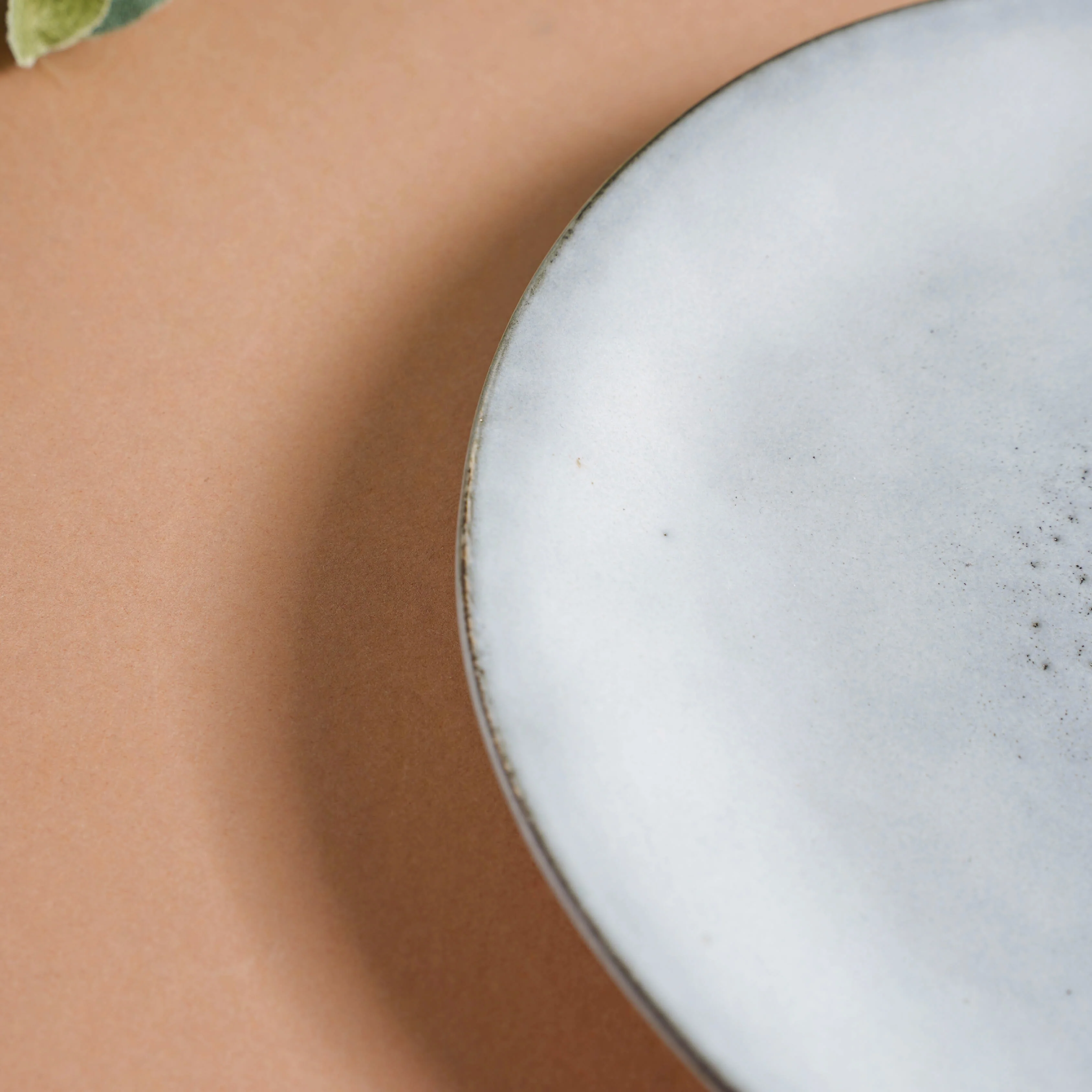 Criselda Grey Gloss Snack Plate 8 Inch - Image 6