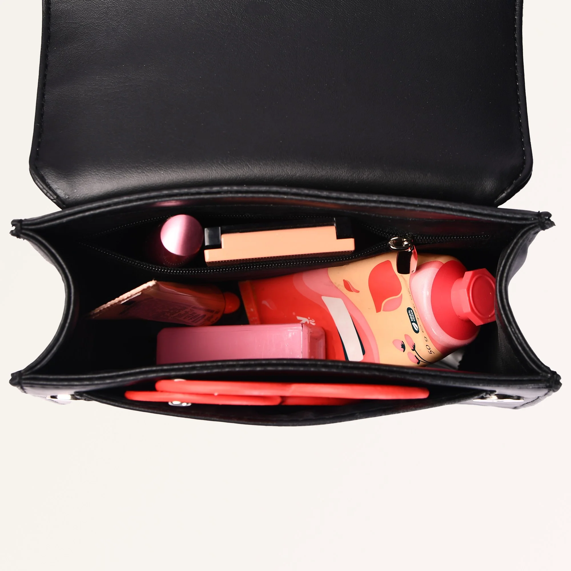 Croco Black Sling Bag - Image 7