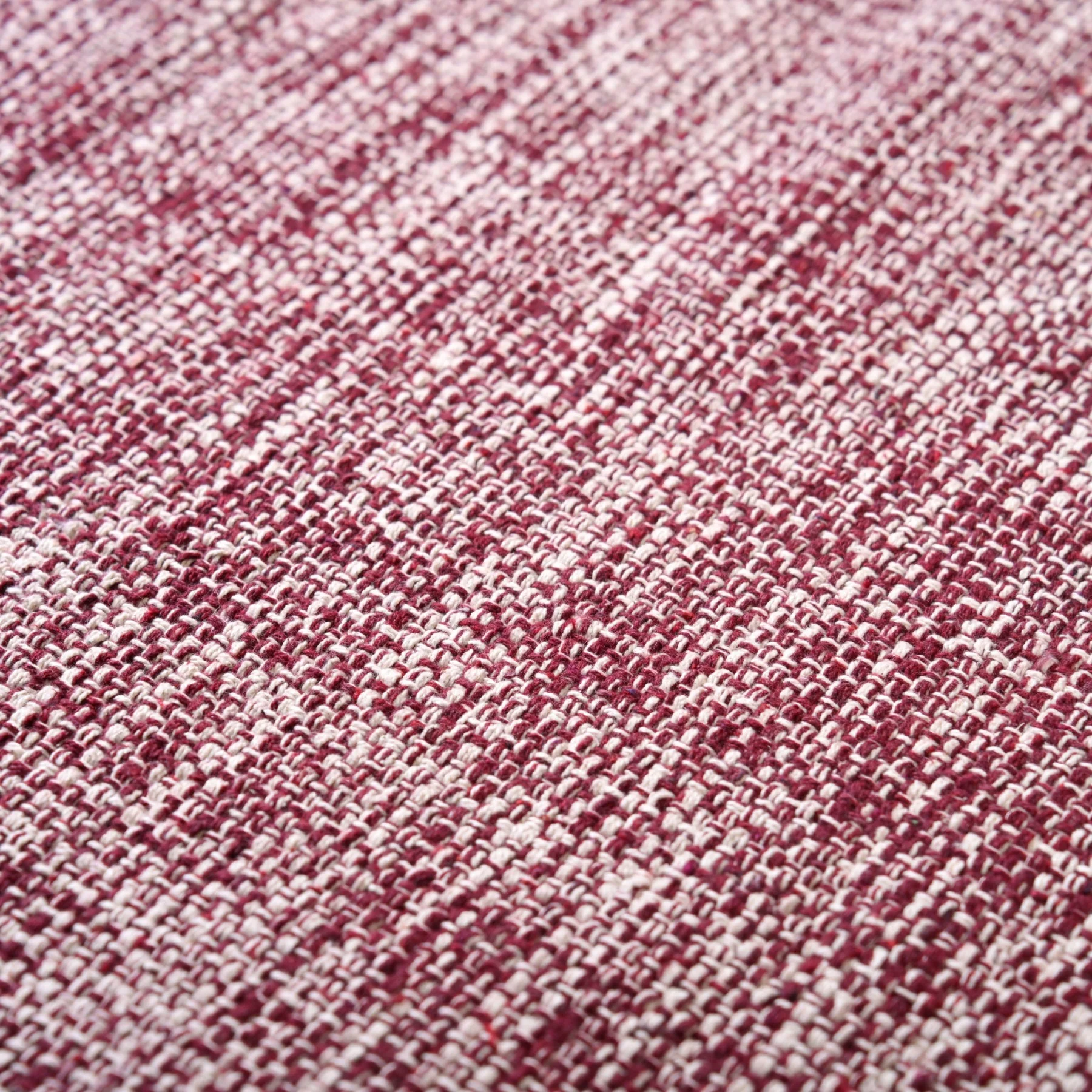 Crossweave Cotton Anti Slip Floor Mat Magenta 96x53cm - Image 4