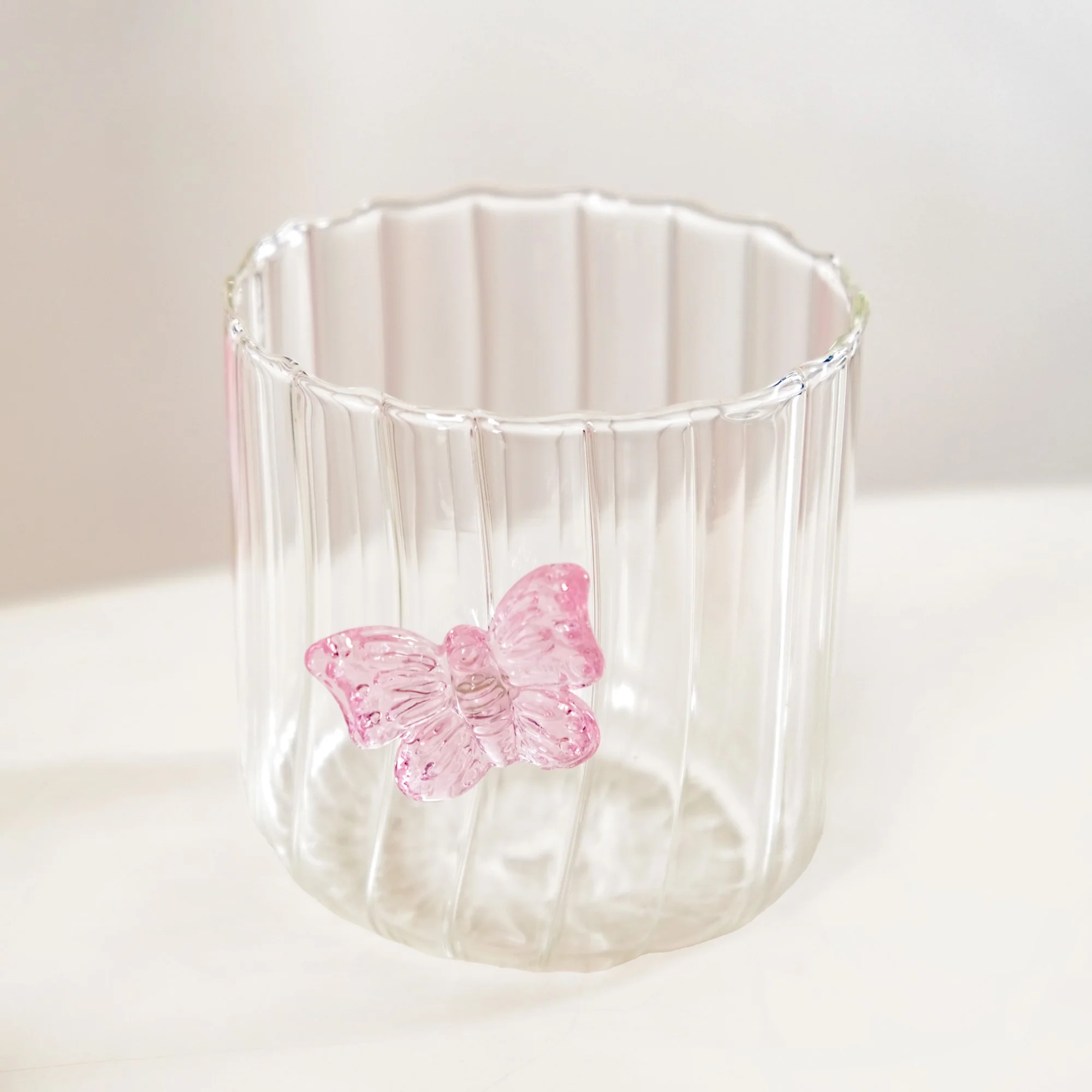 Crystal Fairy Core Butterfly Tumbler With Lid And Straw 450ml Set Of 2 - Image 9