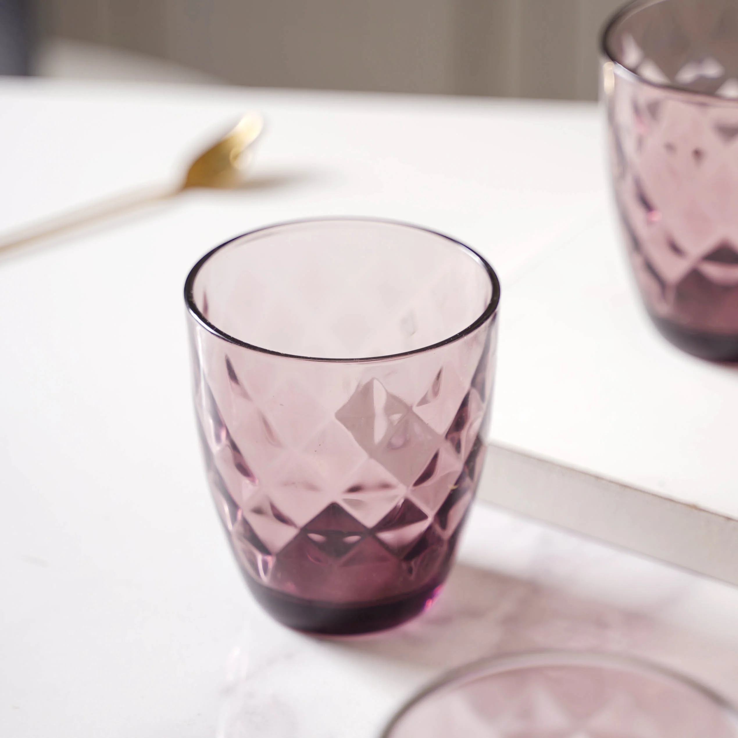 Crystal Glass Water Tumbler Set of 6 - Image 4