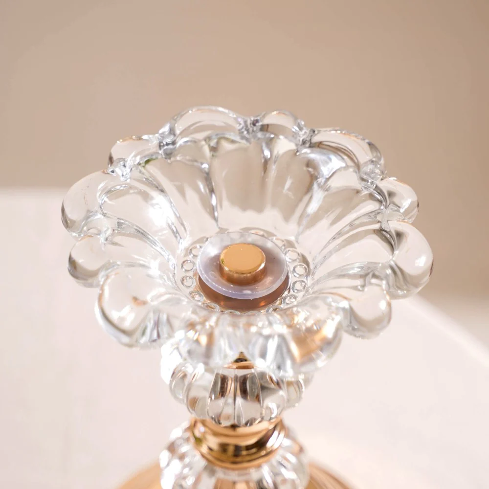 Crystal Luxury Candle Stand Set Of 2 - Image 8