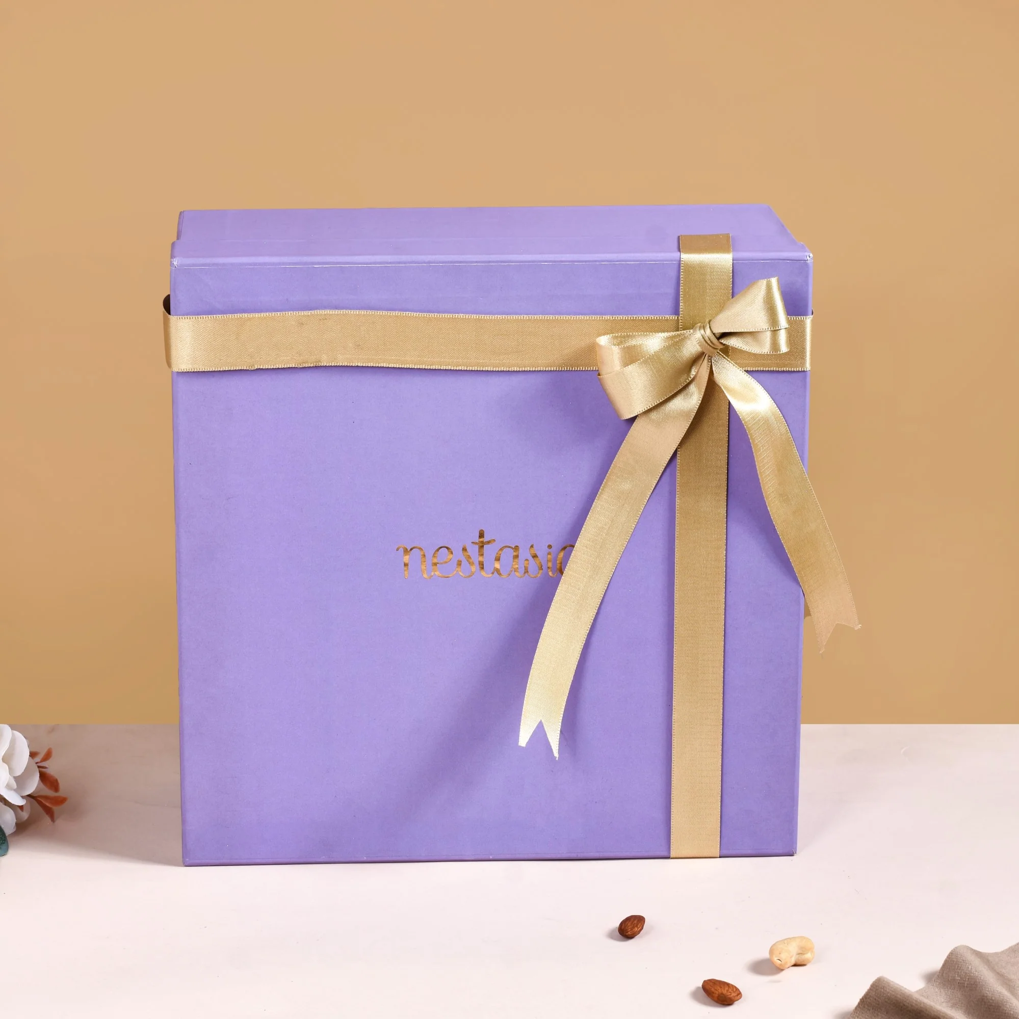 Crystal Pearly Shimmer Diwali Gift Hamper With Box - Image 5