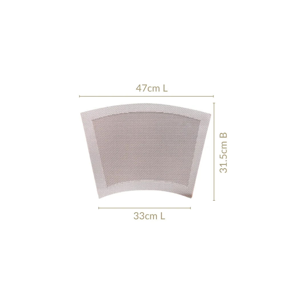 Curved Contemporary Placemat Set Of 6 - Image 4