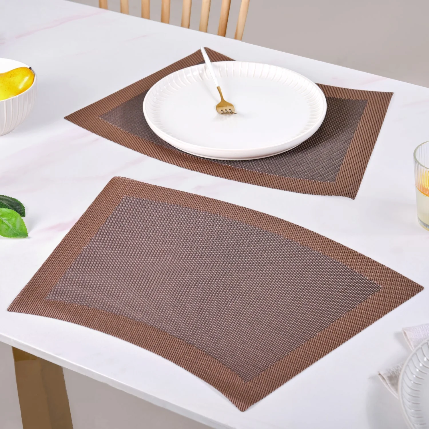 Curvy Dinner Table Mat Set Of 6 - Image 3