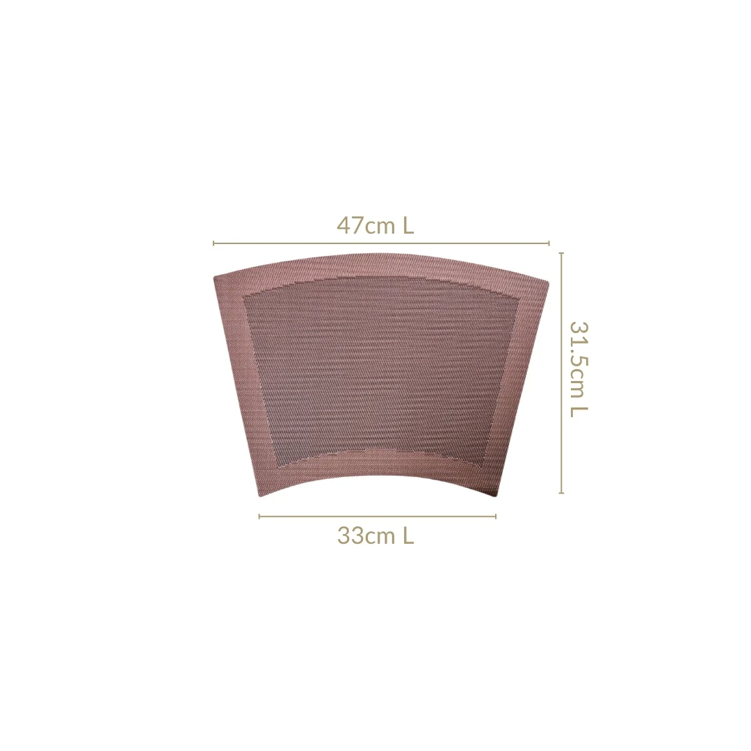 Curvy Dinner Table Mat Set Of 6 - Image 4