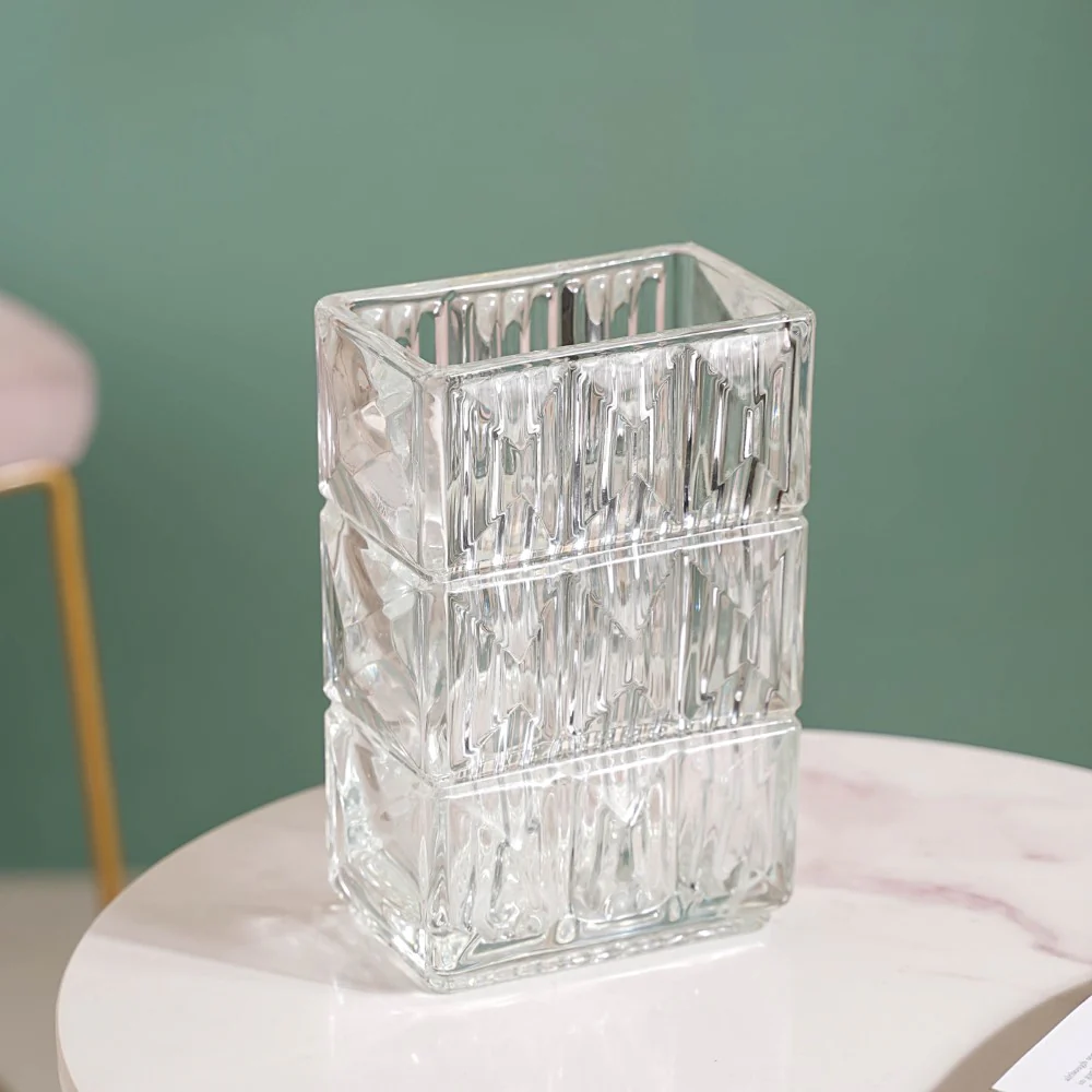 Cut Glass Crystal Decorative Vase - Image 6