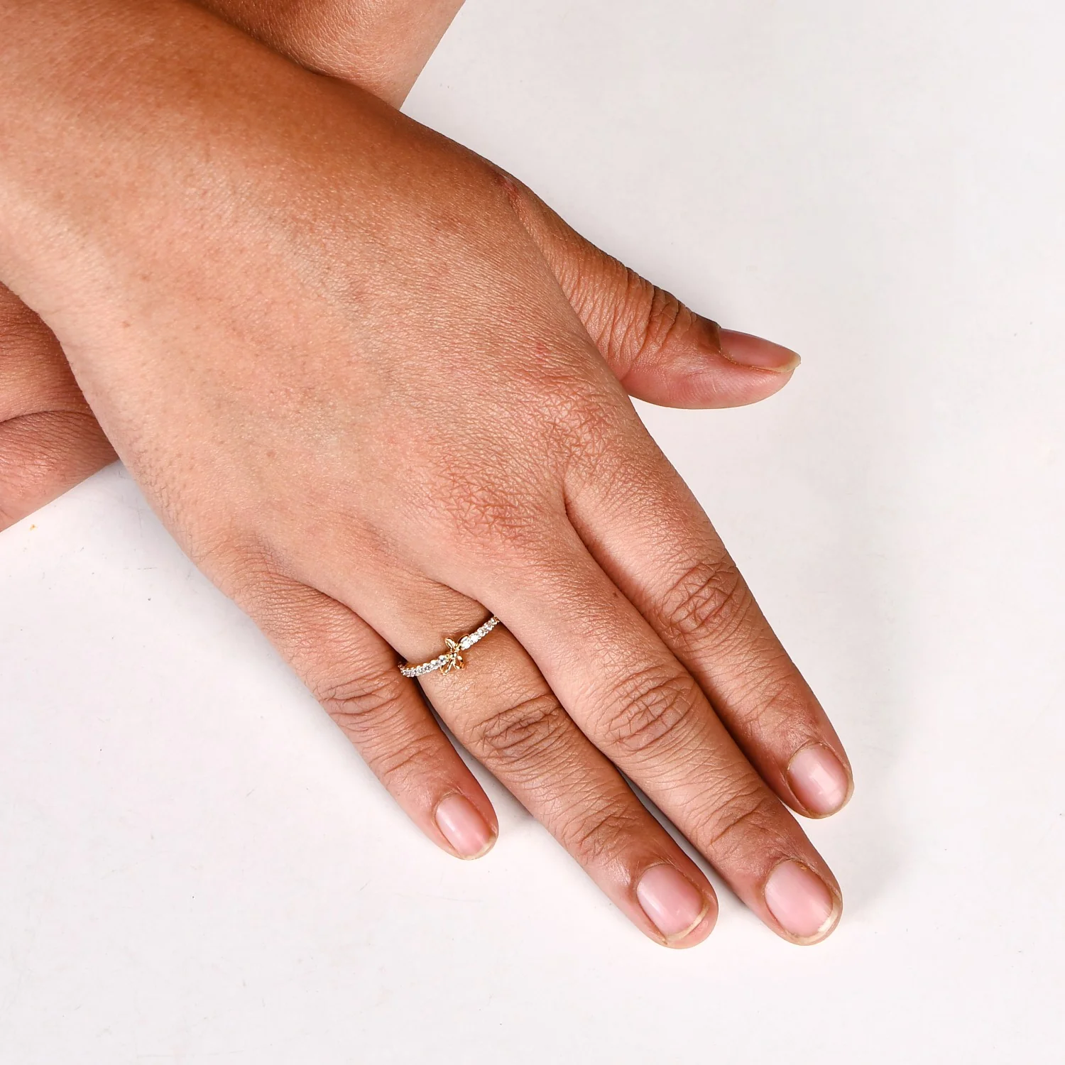 Dainty Gold Kawaii Ring - Image 2