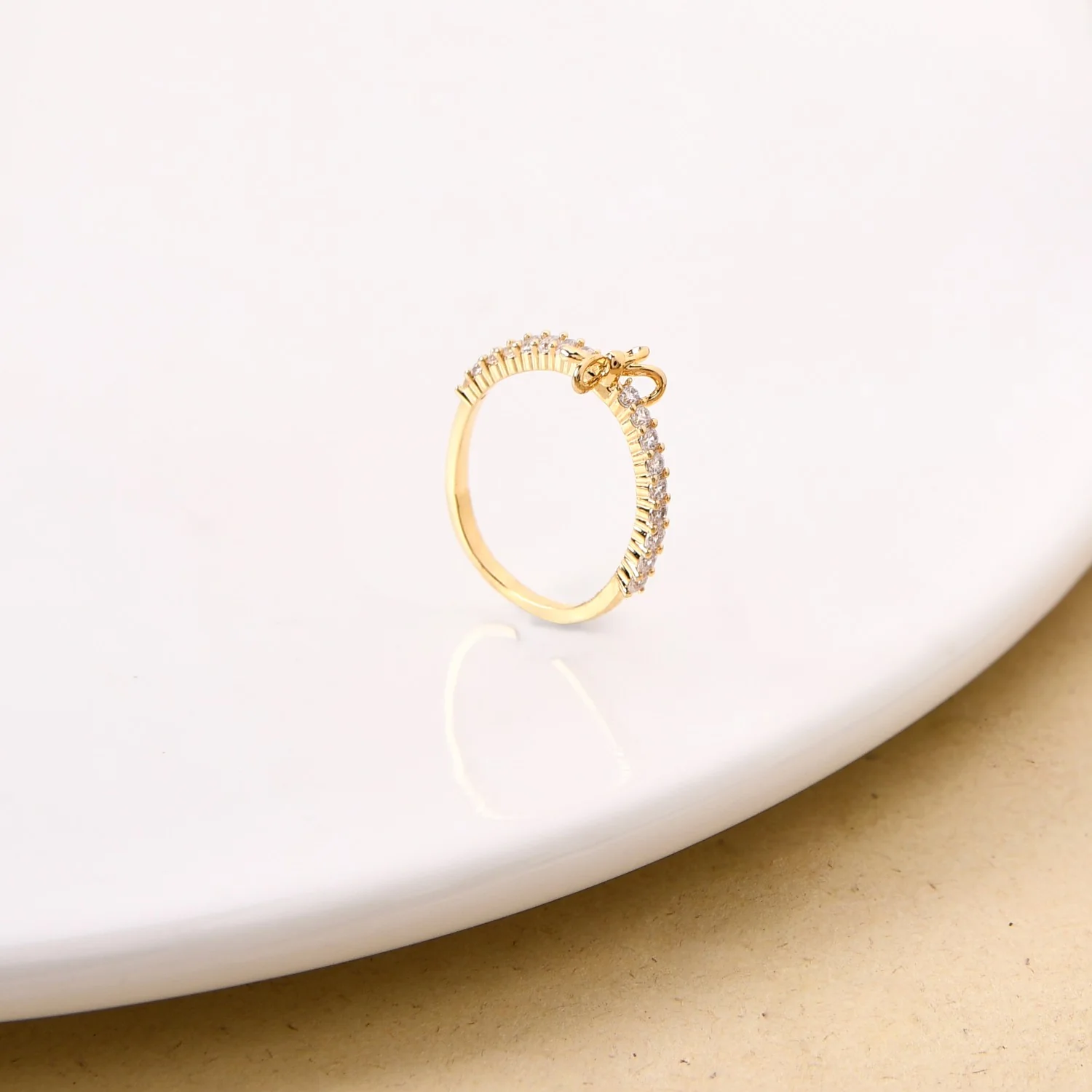 Dainty Gold Kawaii Ring - Image 5