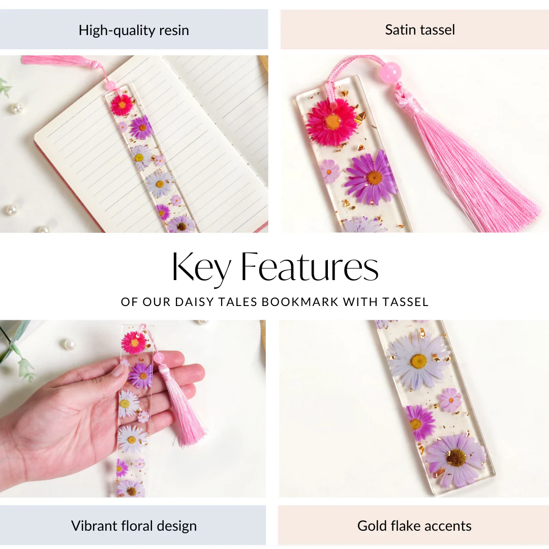Daisy Tales Bookmark With Tassel - Image 5