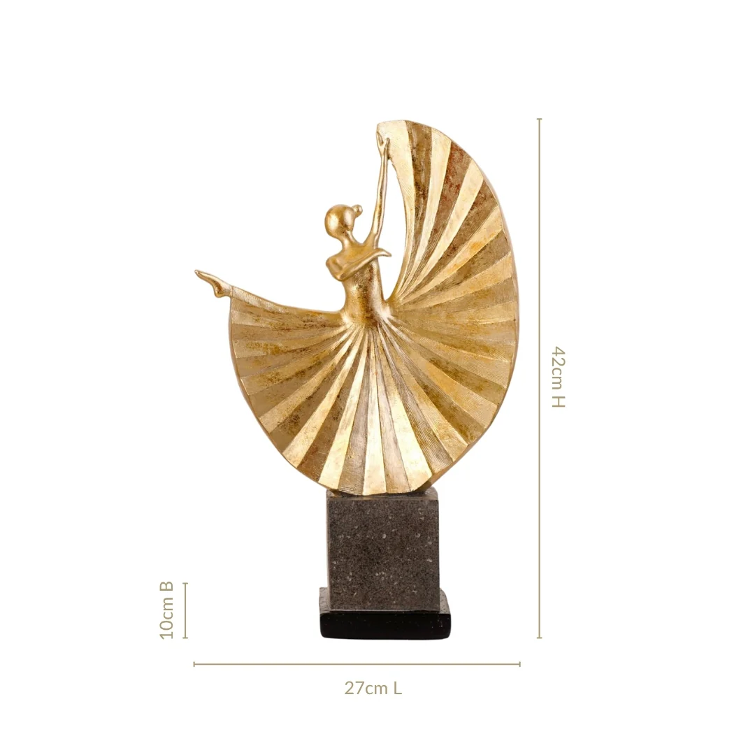 Dancing Ballerina Home Decor Sculpture - Image 3