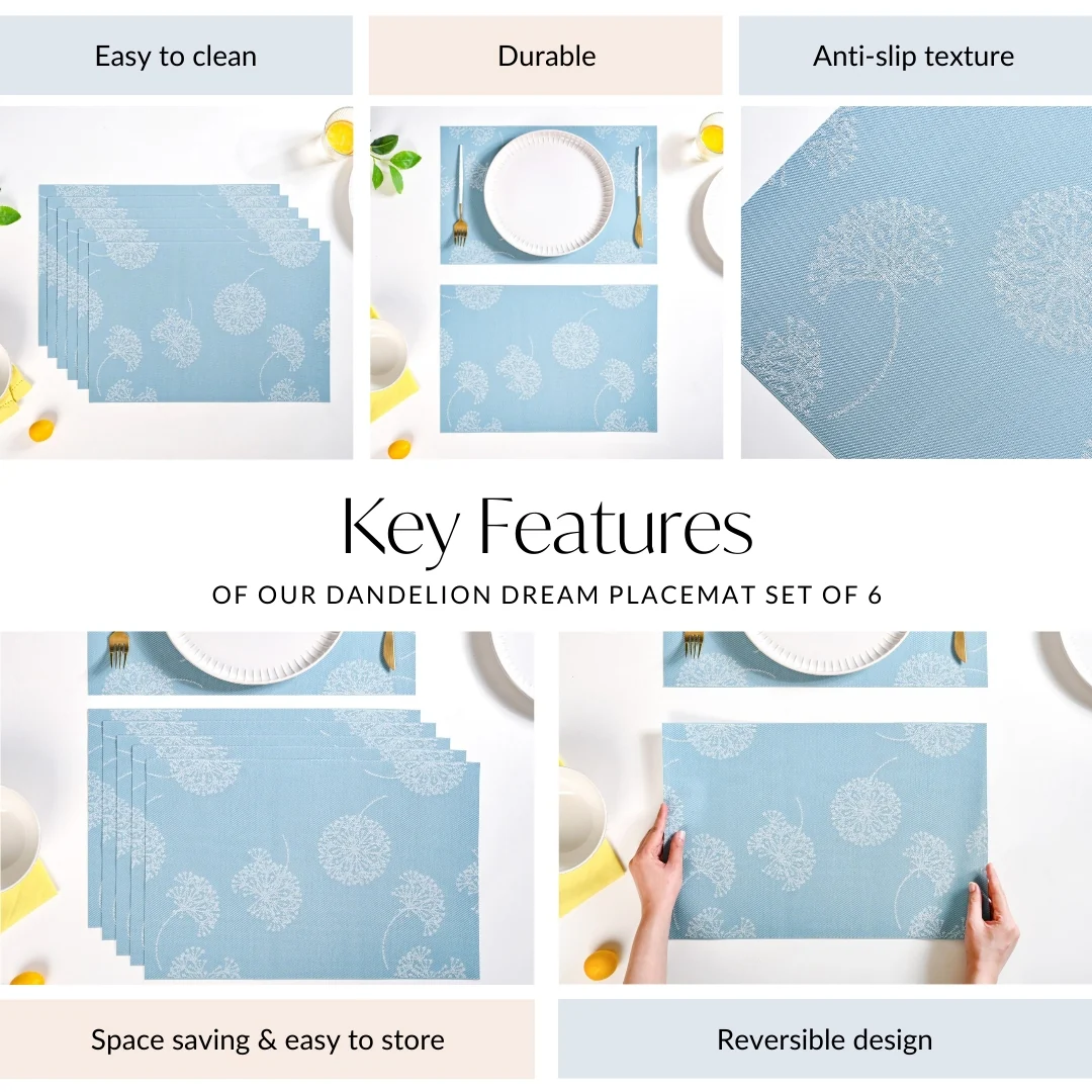 Dandelion Dream Placemat Set Of 6 - Image 5