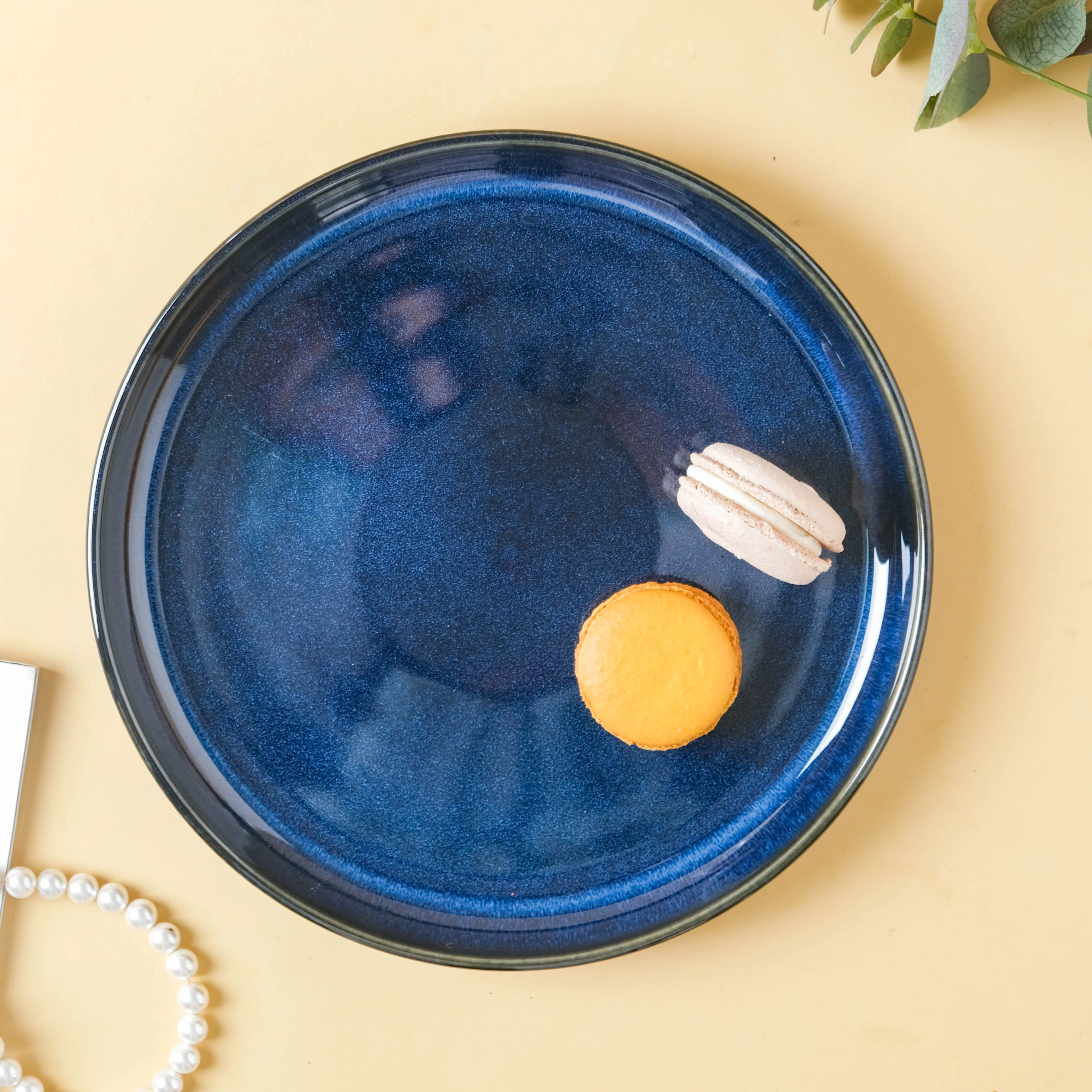 Dark Blue Dinner Plate - Image 4