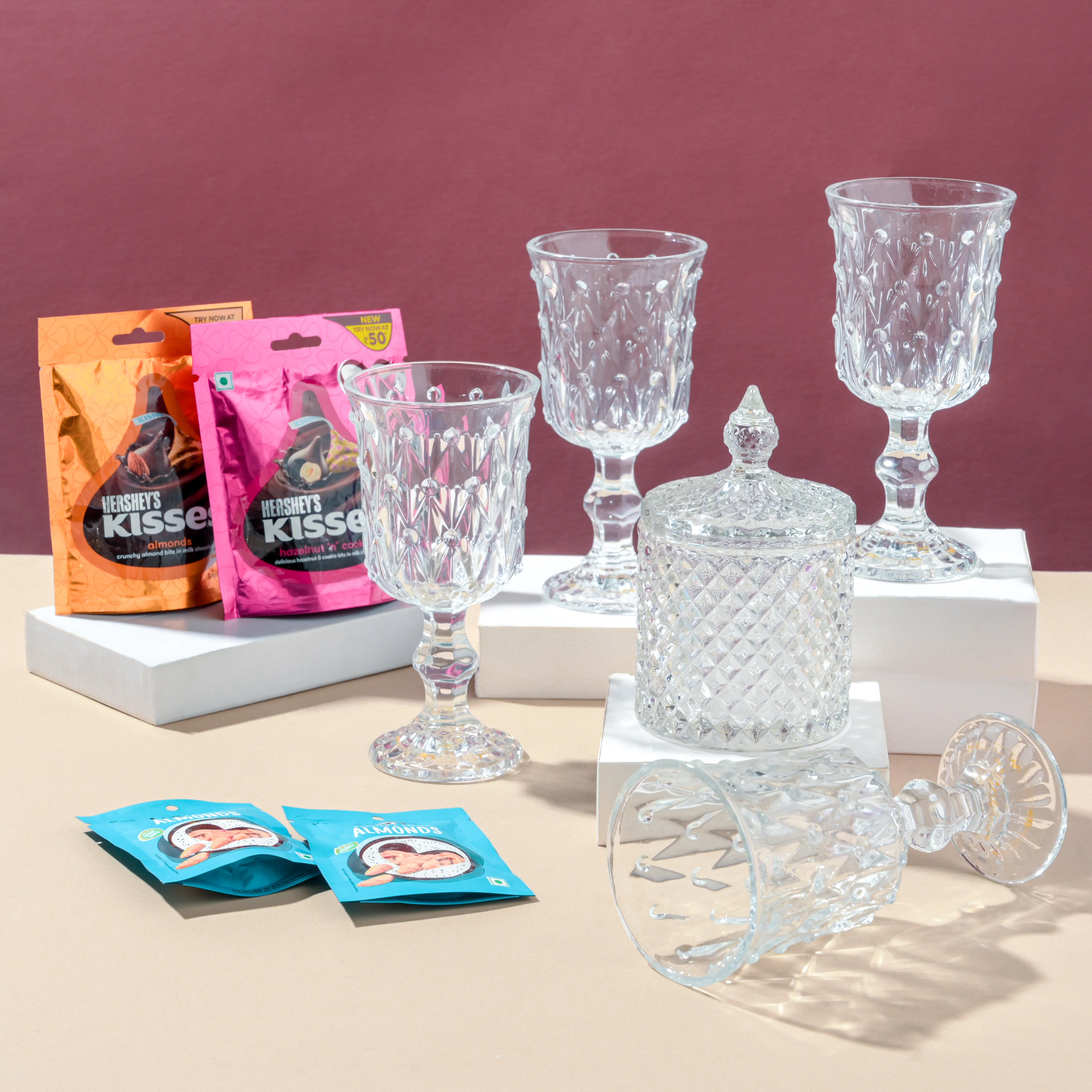 Dazzling Drinkware Gift Hamper Set Of 6 - Image 2