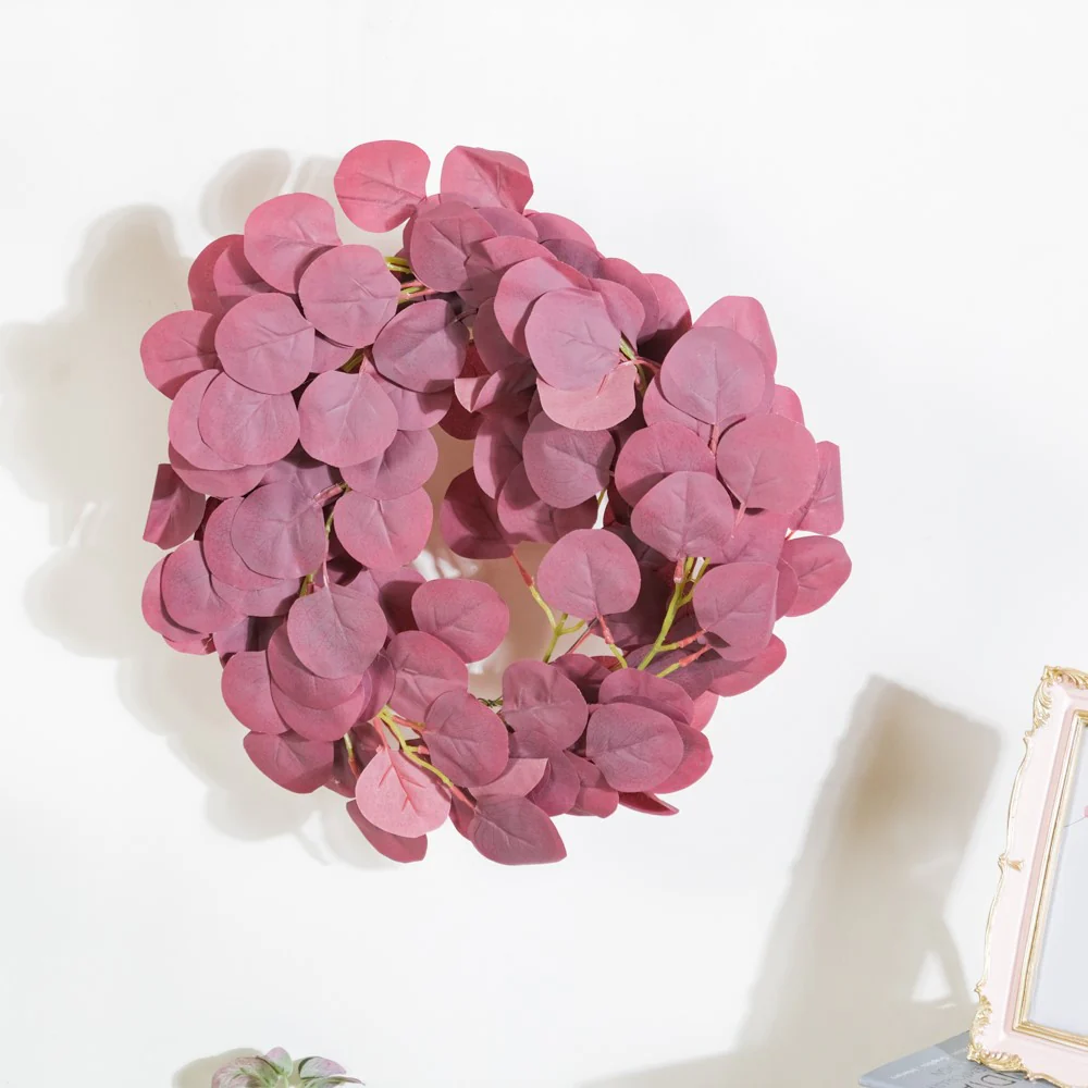 Decorative Eucalyptus Leaf Vine Purple - Image 7
