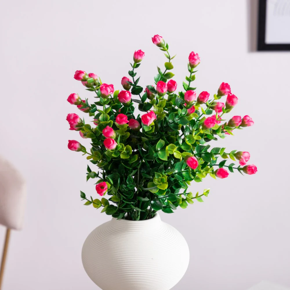 Decorative Flower Bud Stem Pink Set Of 2 - Image 5