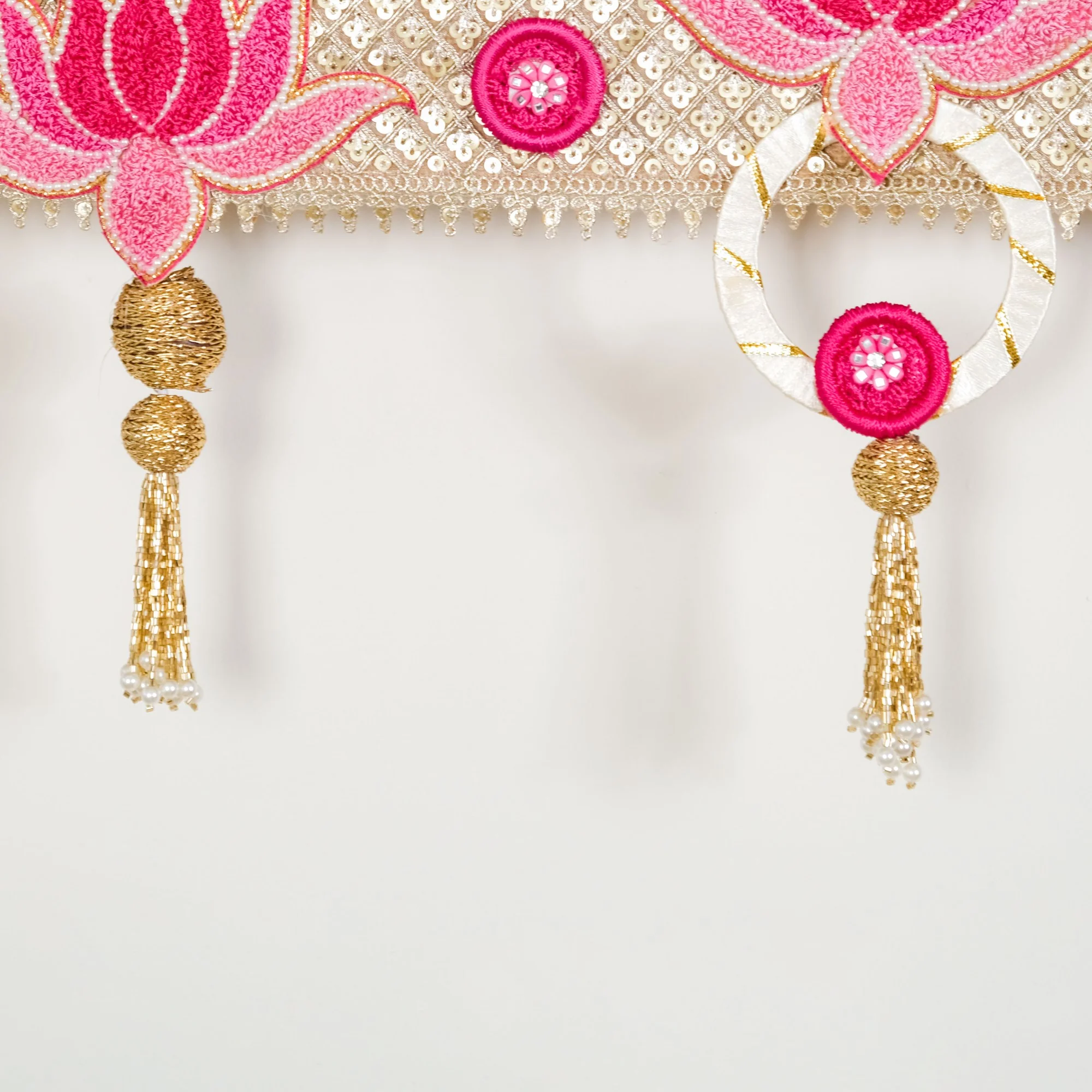 Decorative Lotus Wall Hanging Toran For Diwali - Image 7
