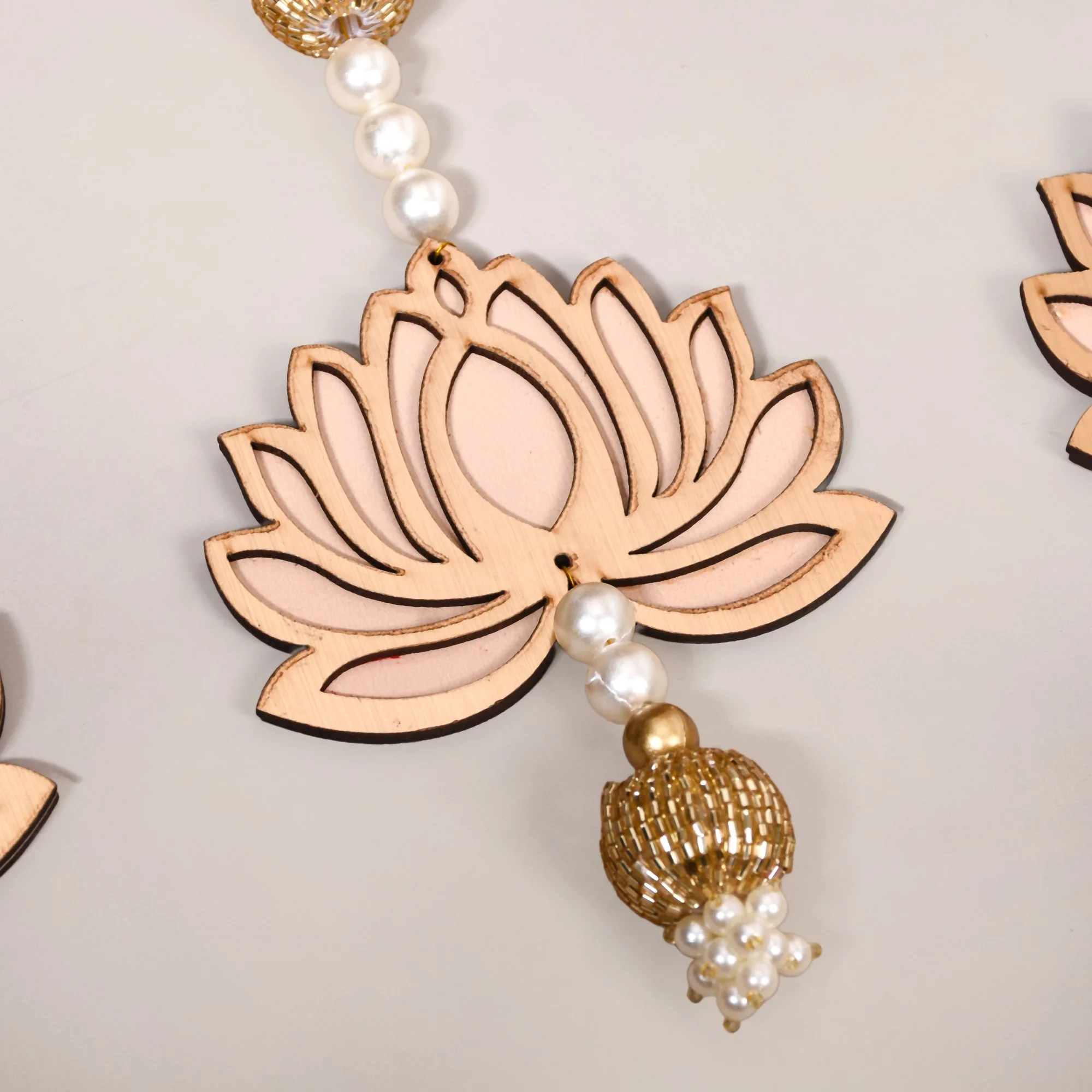 Decorative Lotus Wall Hangings Set Of 12 - Image 6