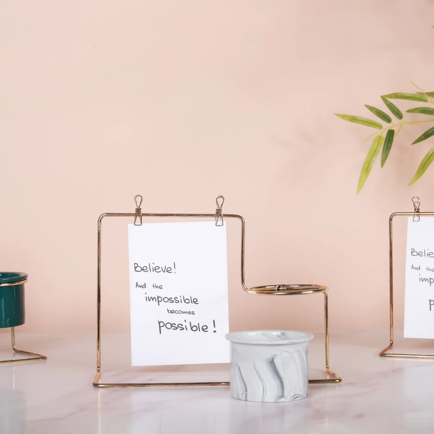 Decorative Metal Stand Porcelain Pot - Image 4