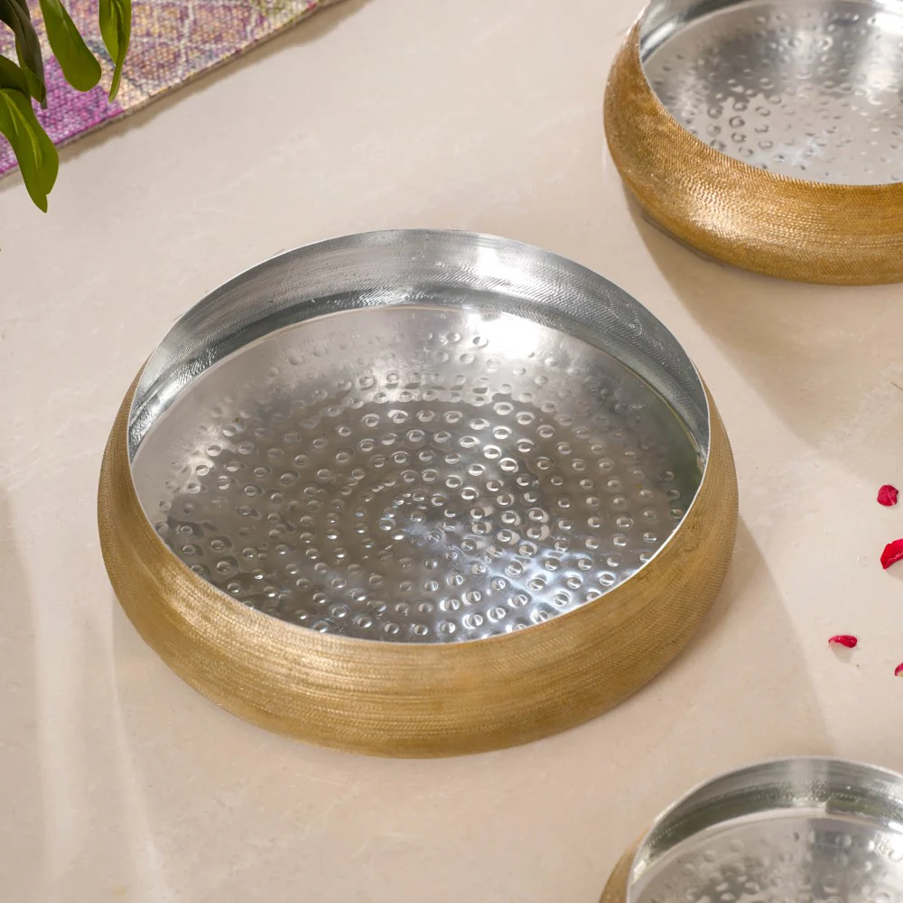 Decorative Metal Urli Bowl Set Of 3 - Image 9