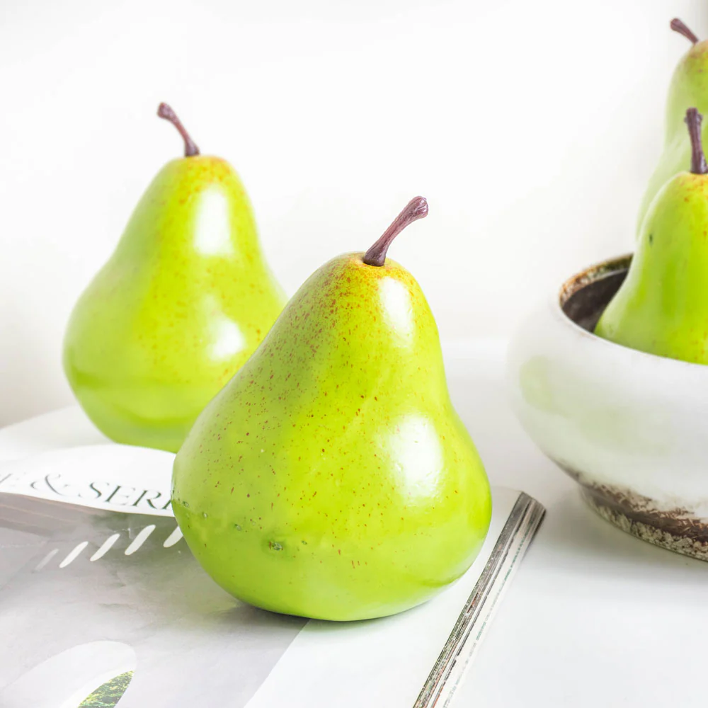 Decorative Pears Set Of 5 Green - Image 3