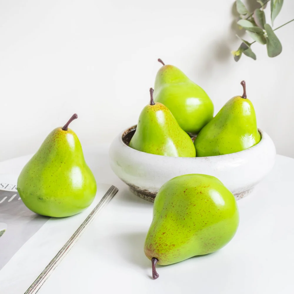 Decorative Pears Set Of 5 Green - Image 5