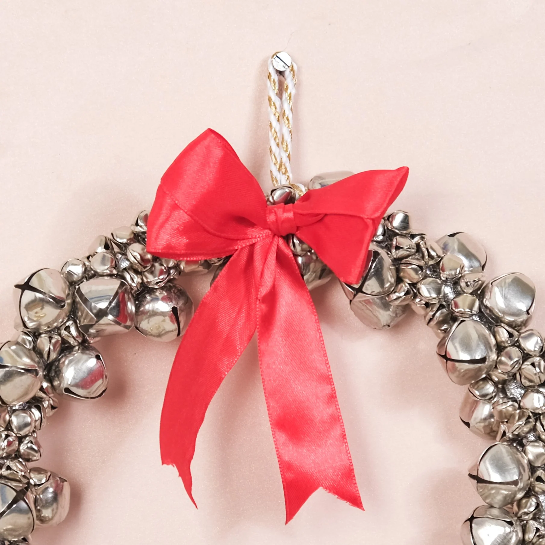 Decorative Silver Bells Wreath - Image 9