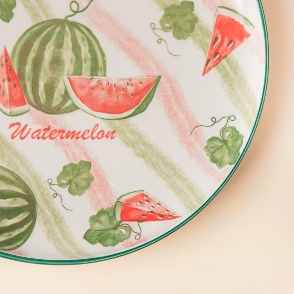 Decorative Watermelon Fruit Plate 10 Inch - Image 3