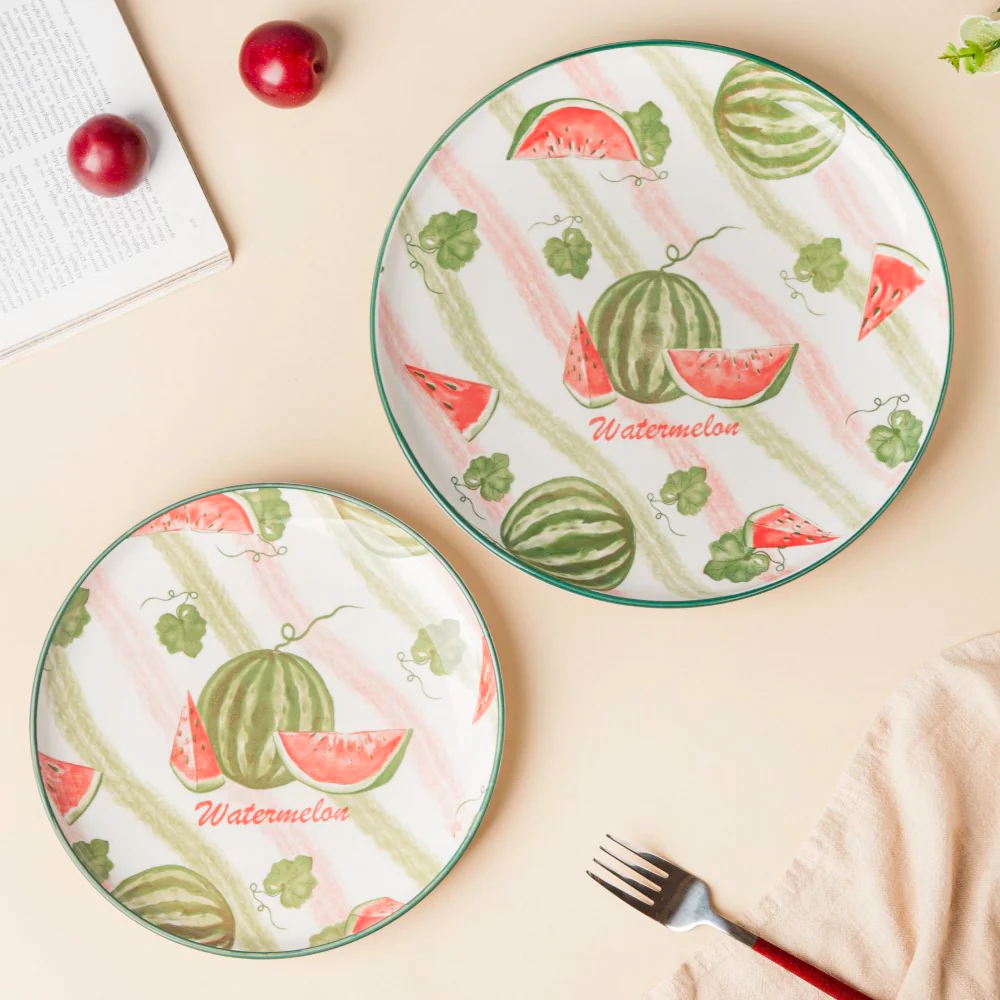 Decorative Watermelon Fruit Plate 10 Inch - Image 4