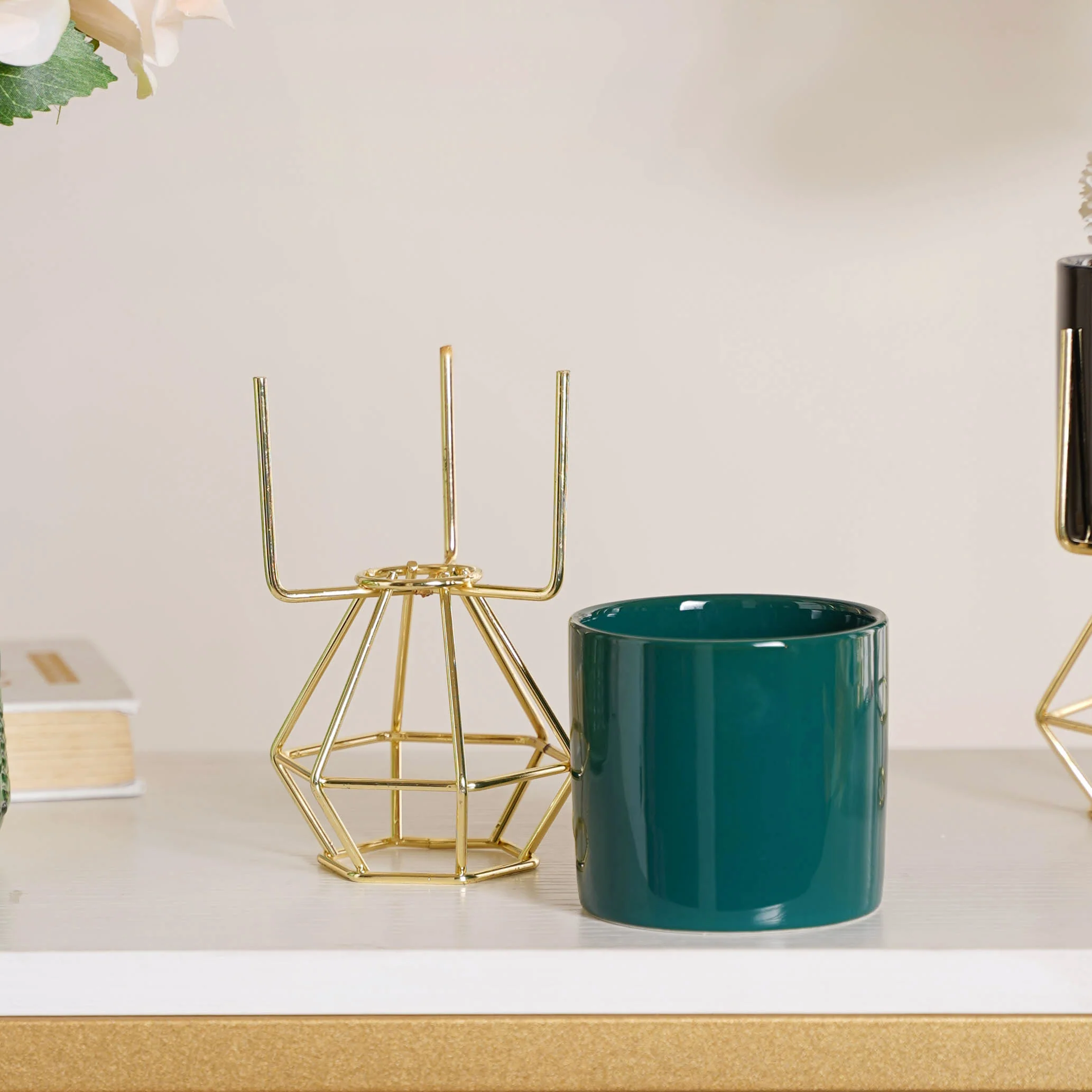Designed Stand Cylindrical Pot - Image 11