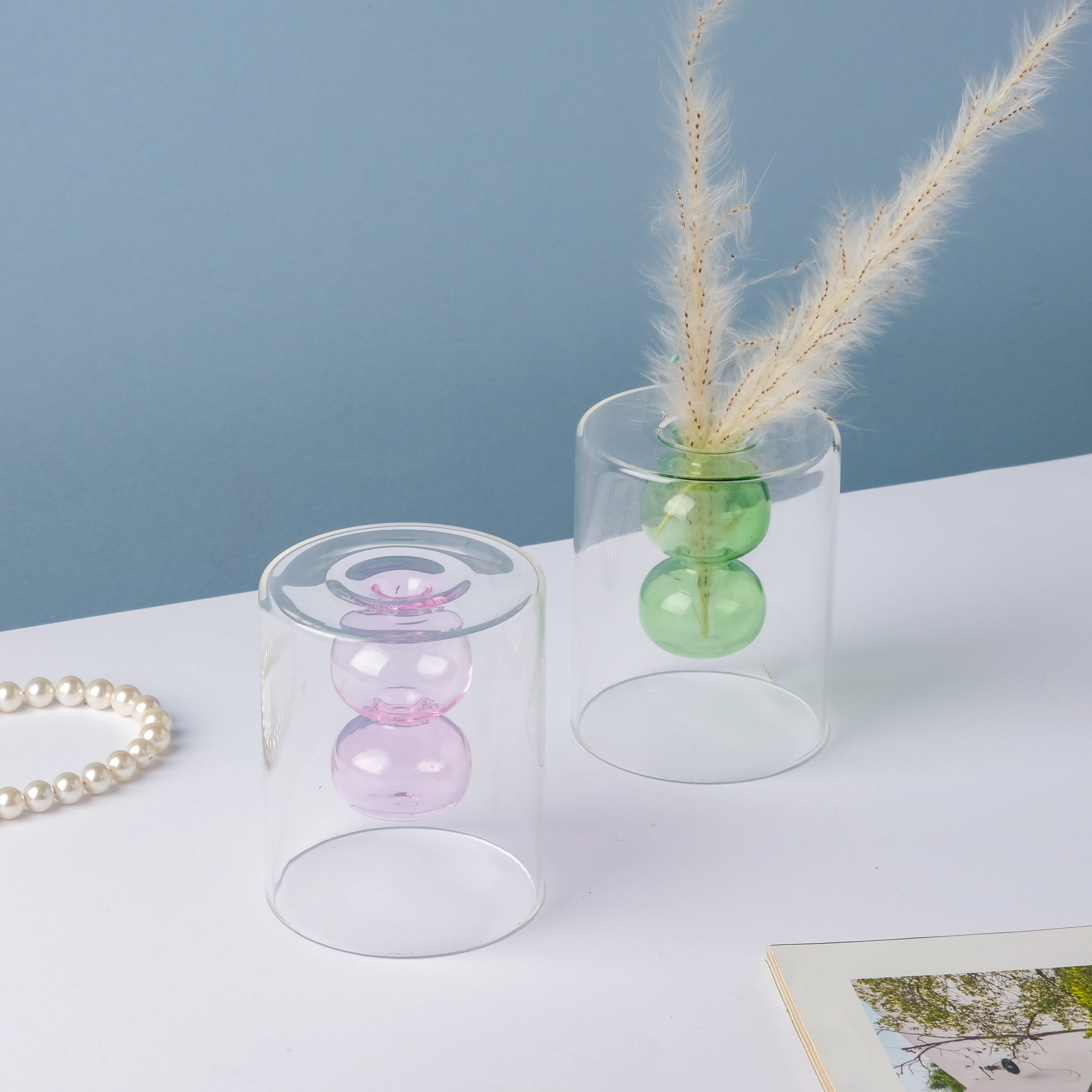 Designer Glass Vase - Image 4