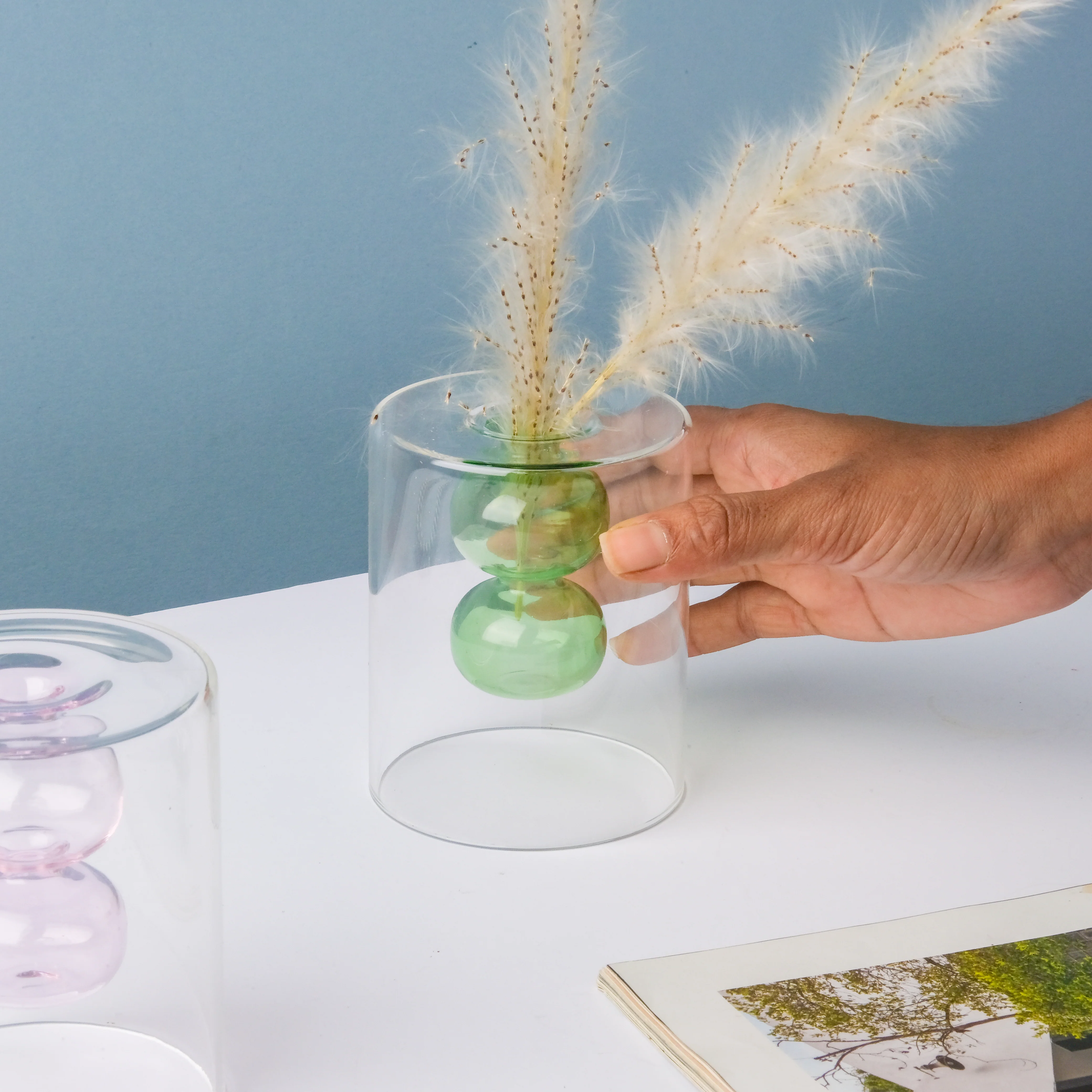 Designer Glass Vase - Image 5