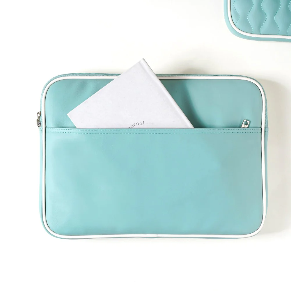 Designer Waterproof Laptop Sleeve Seagreen - Image 10