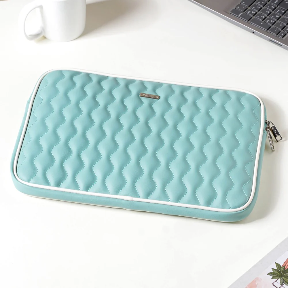 Designer Waterproof Laptop Sleeve Seagreen - Image 12