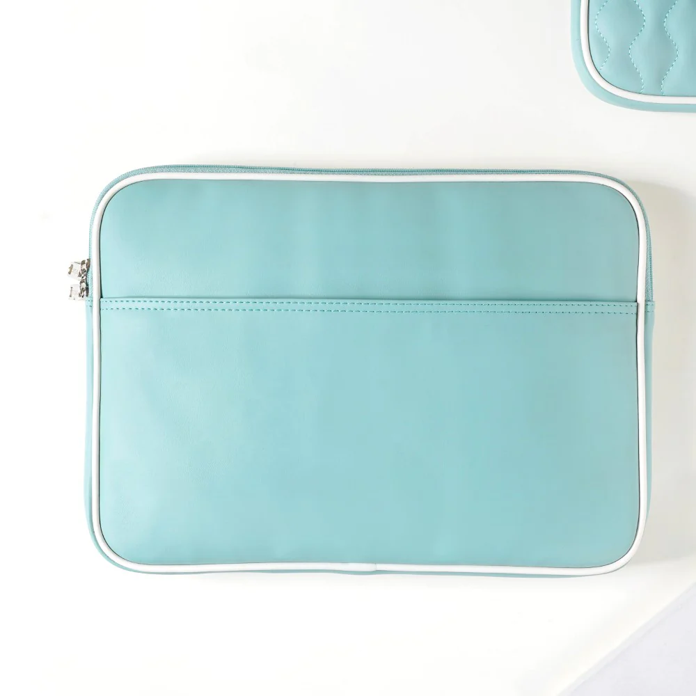 Designer Waterproof Laptop Sleeve Seagreen - Image 14