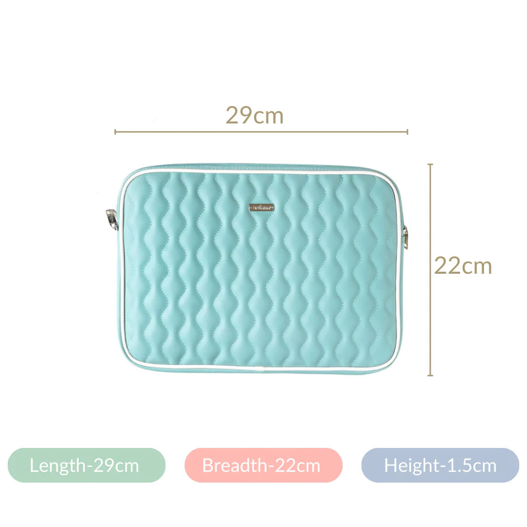 Designer Waterproof Laptop Sleeve Seagreen - Image 15