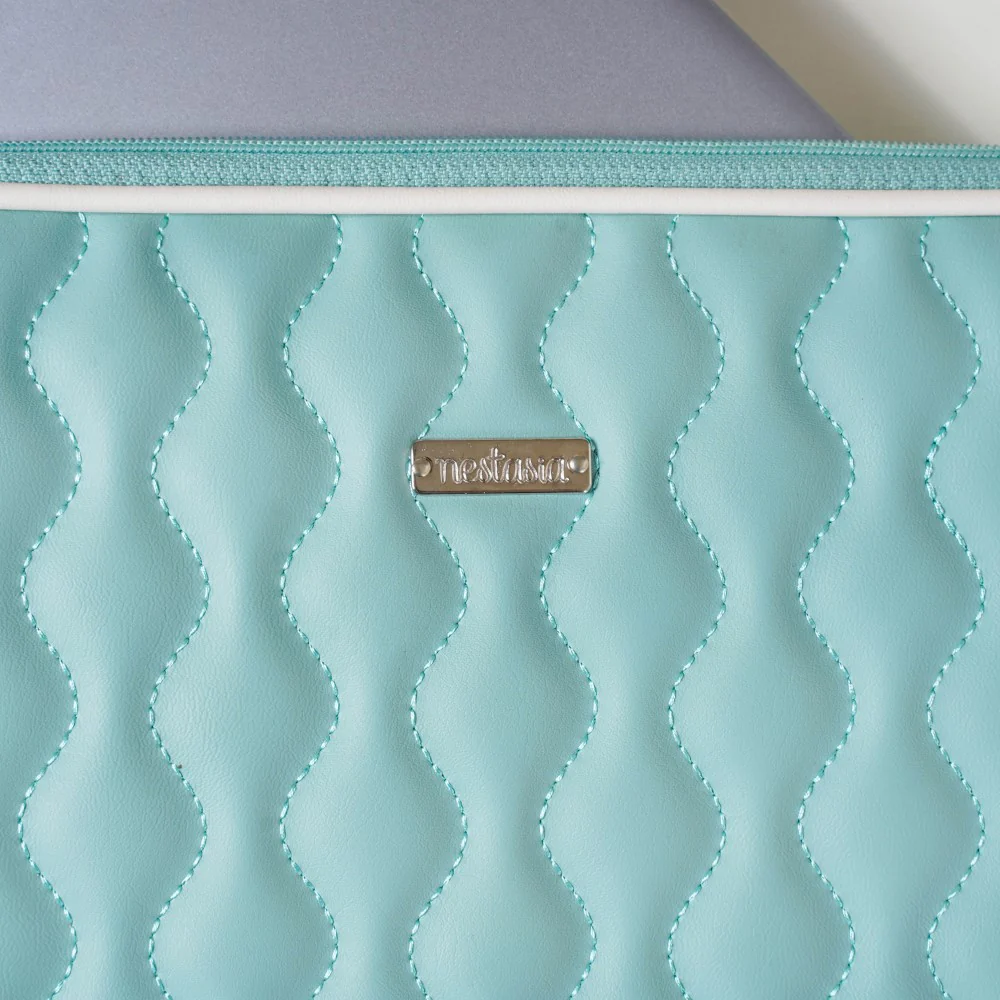 Designer Waterproof Laptop Sleeve Seagreen - Image 6