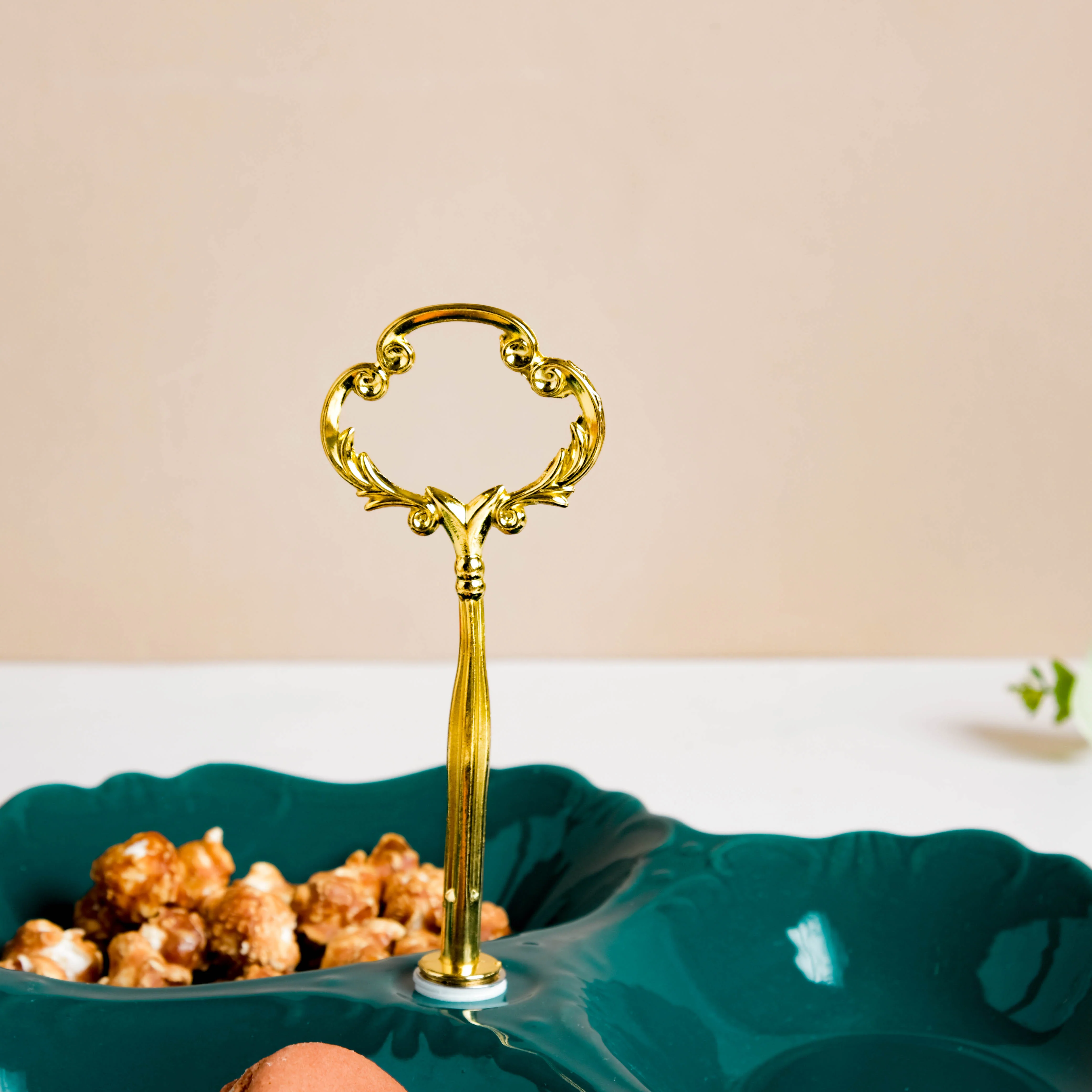 Dessert O' Clock Emerald Golden Platter - Image 8