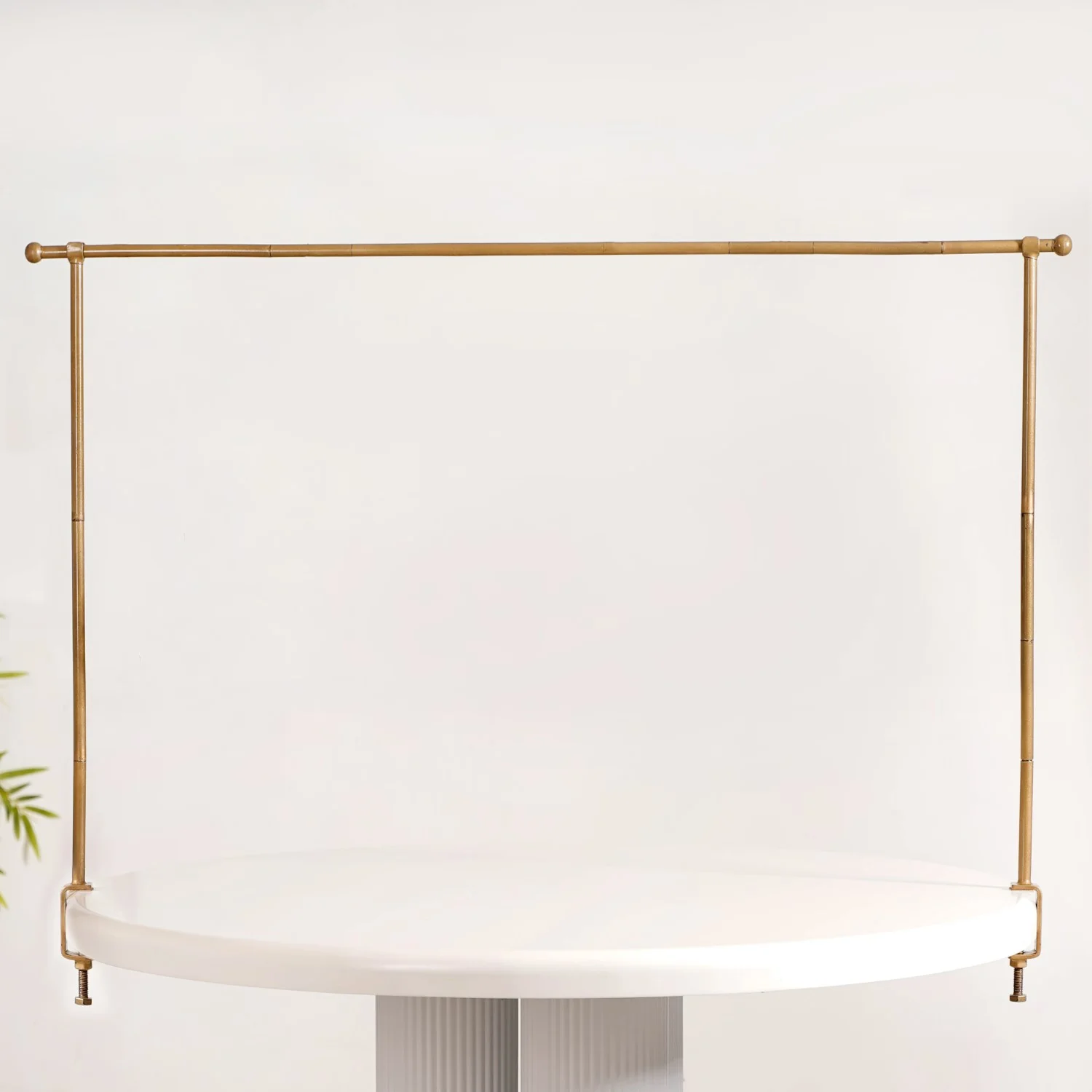 Detachable Tabletop Adjustable Metal Stand With Wall Hangings - Image 2