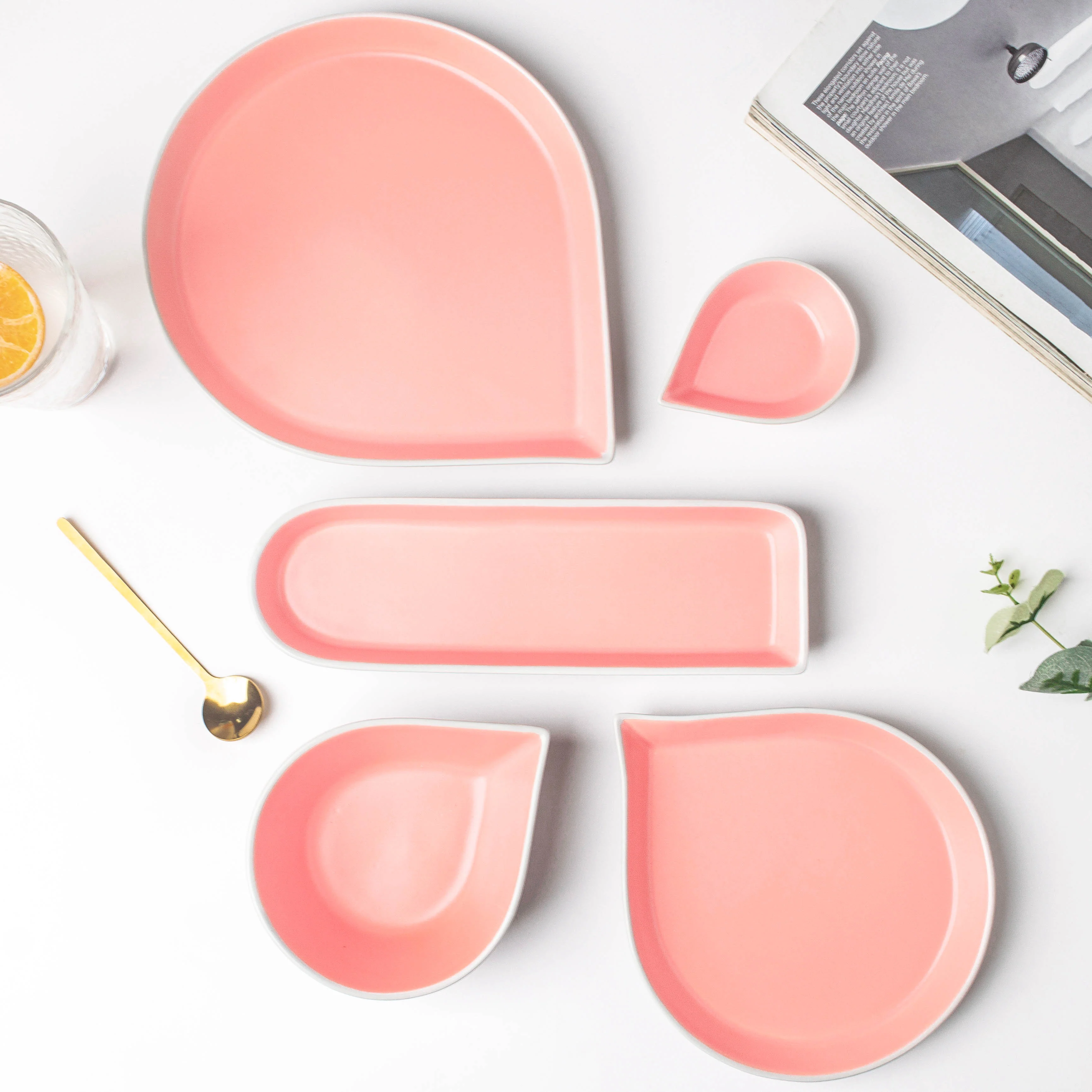 Dew Pink Snack Plate 10 Inch - Image 7