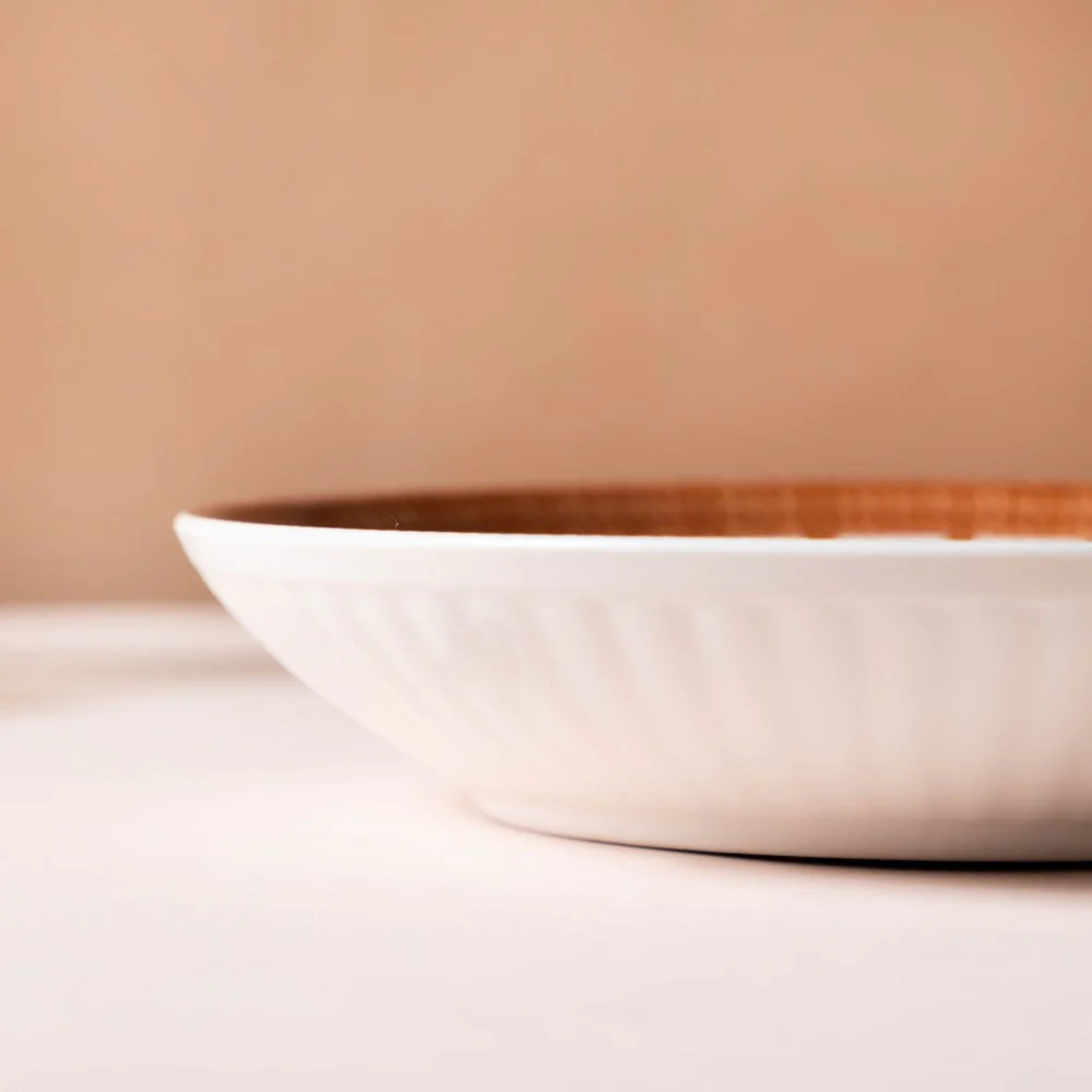 Dewdrop Ceramic Snack Dish 8 Inch - Image 7