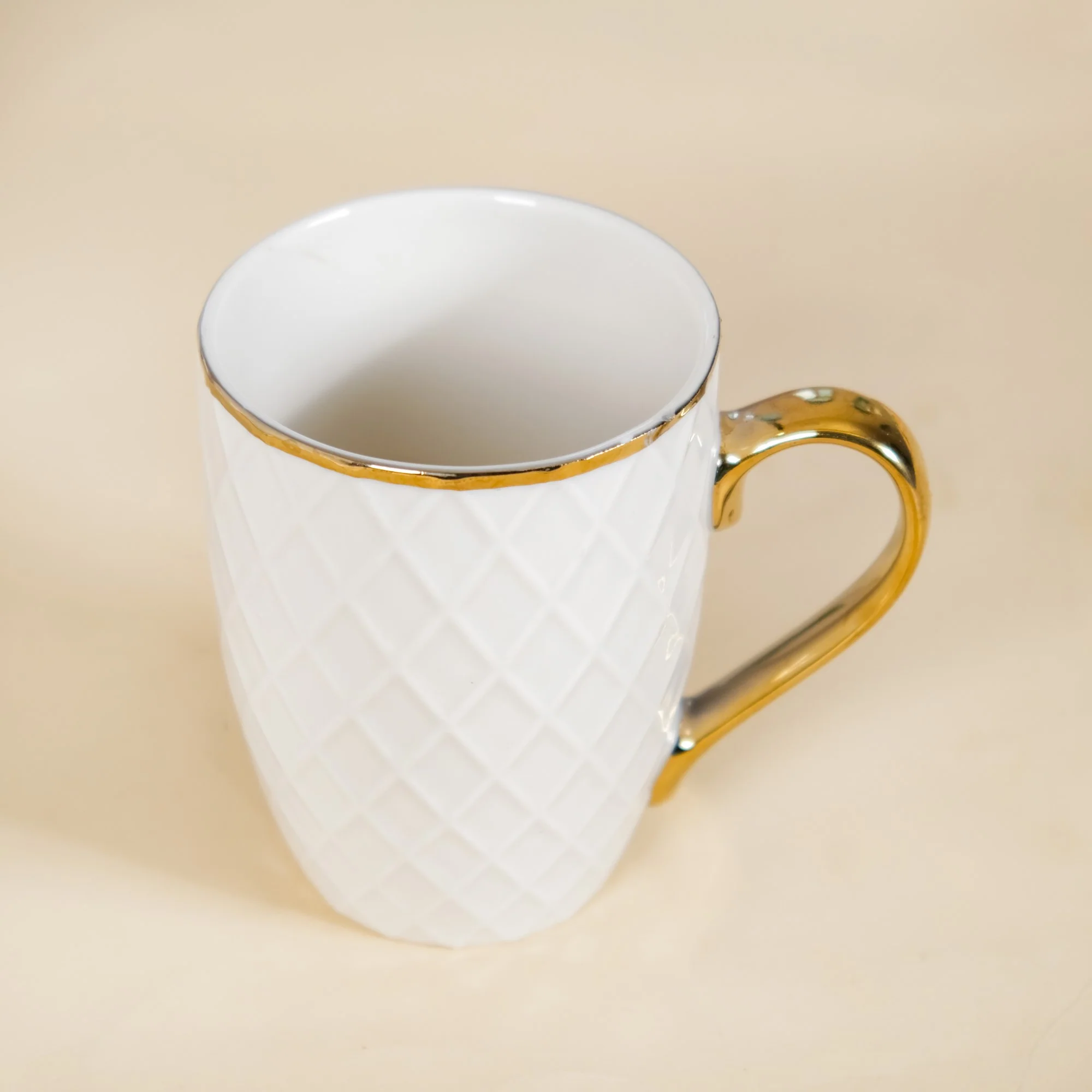Diamond Embossed Mug Set of 6 330ml - Image 8