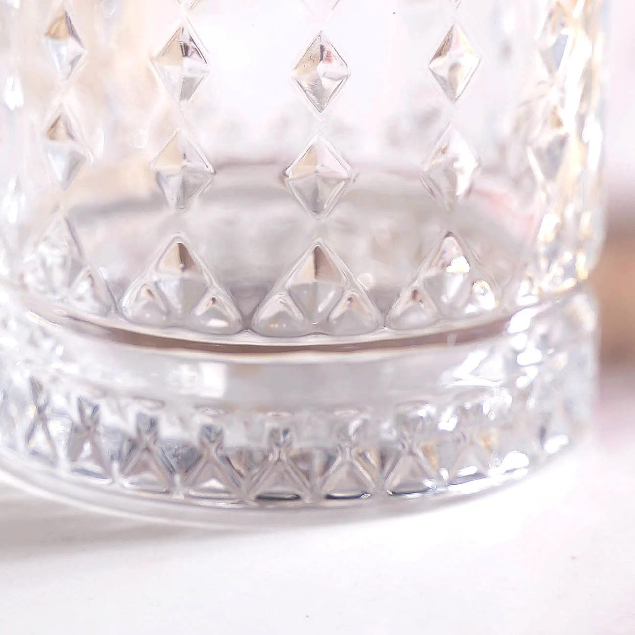 Diamond Embossed Whiskey Glasses Set Of 6 220ml - Image 8